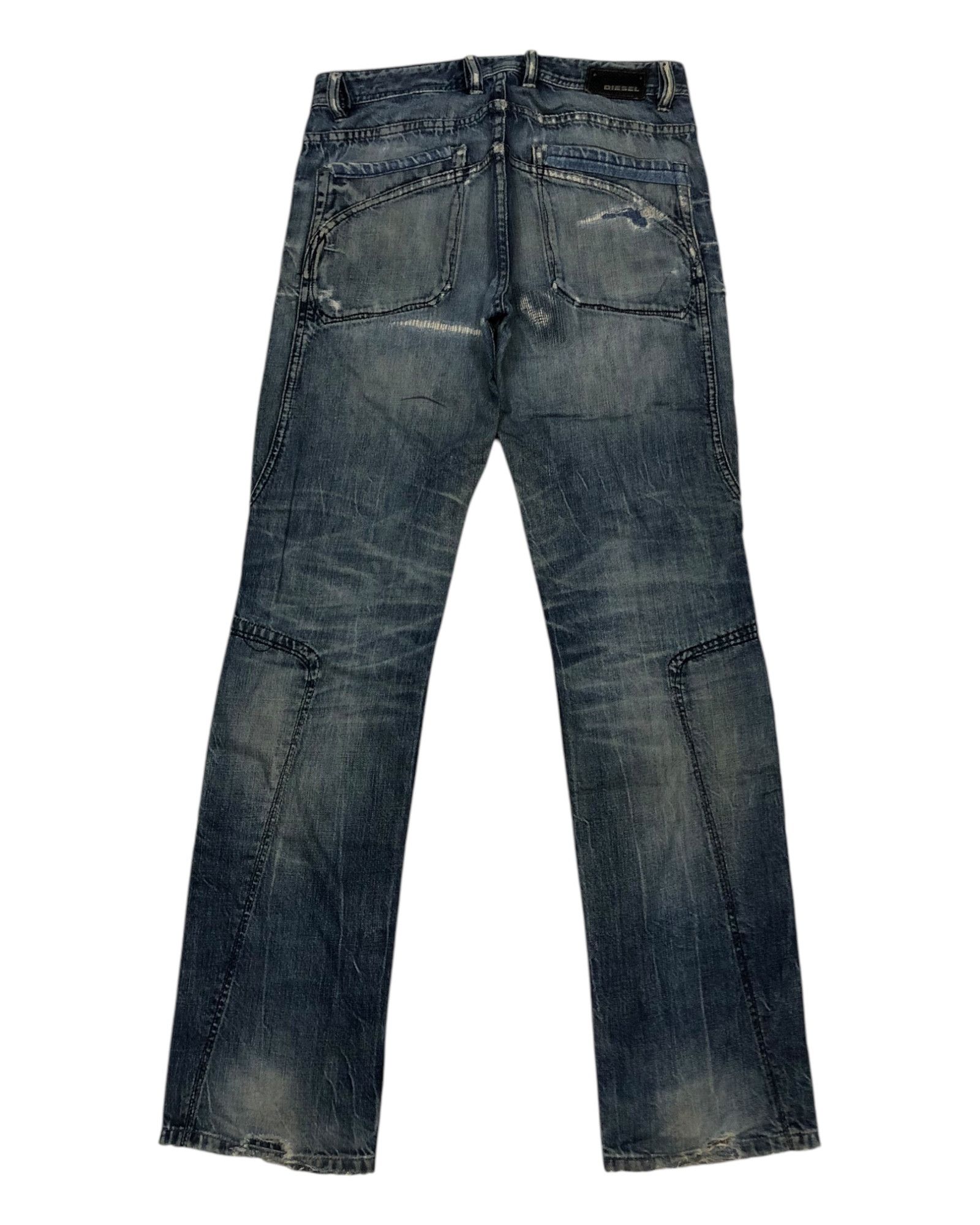 Diesel 🔥RARE DIESEL DISTRESSED DENIM UNDERCOVER STYLE DESIGN Size US 30 / EU 46 - 10 Thumbnail