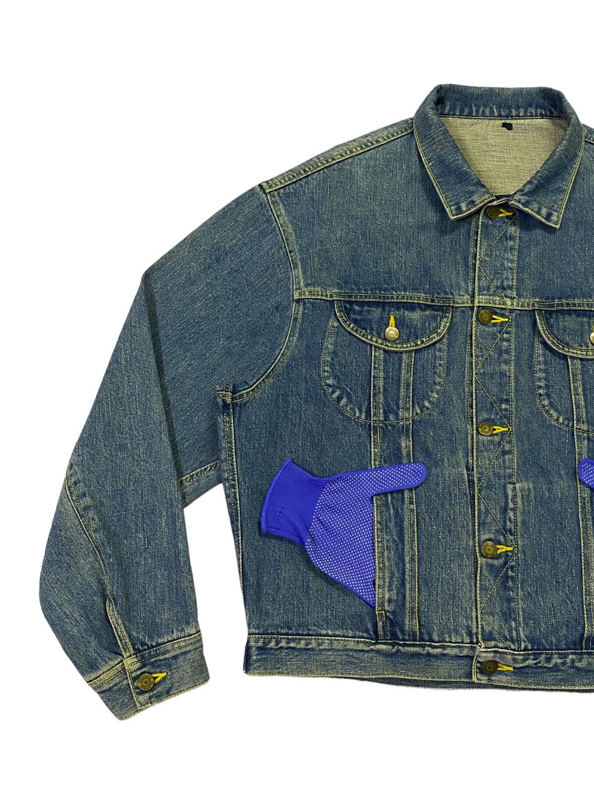 Hysteric Glamour Hysteric Glamour Paris Knit Patch Elfen Logo Denim Jacket Size US L / EU 52-54 / 3 - 16 Thumbnail