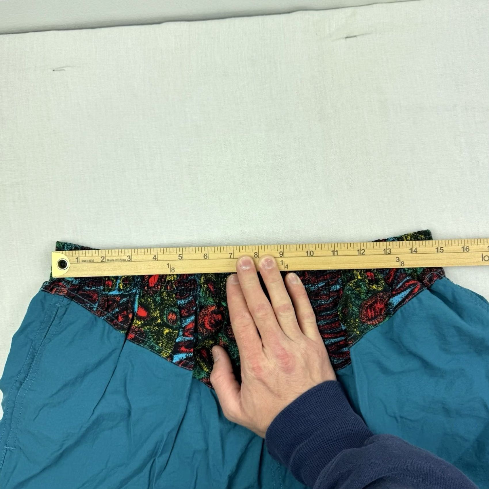 Ocean Pacific VINTAGE Ocean Pacific Trunks Adult XL Beach Swimming Tribal Abstract 90s Blue Mens Size US 36 / EU 52 - 7 Thumbnail