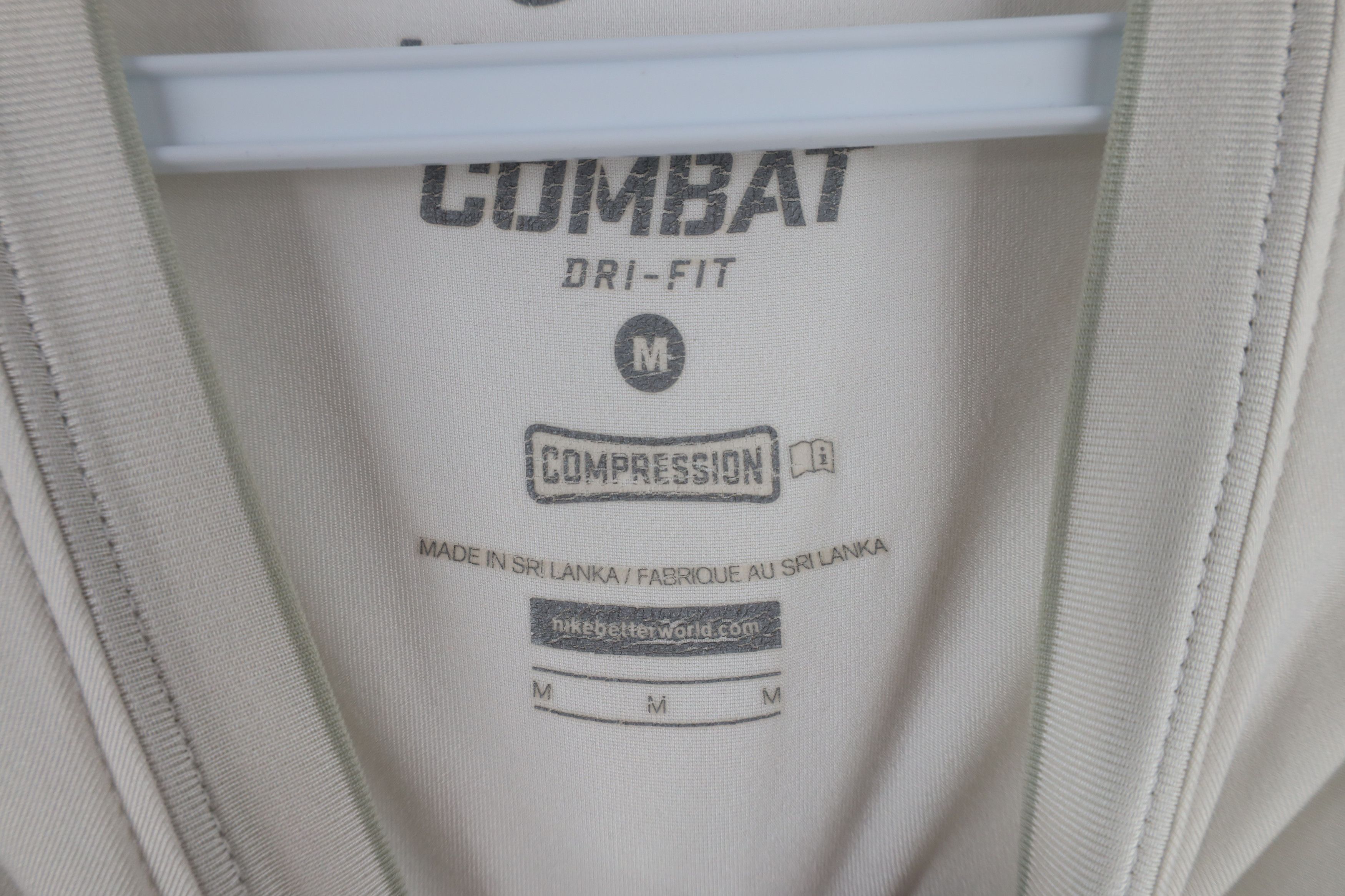 Nike × Vintage Vintage Nike Pro Combat Compression Training T-Shirt White Size US M / EU 48-50 / 2 - 9 Thumbnail