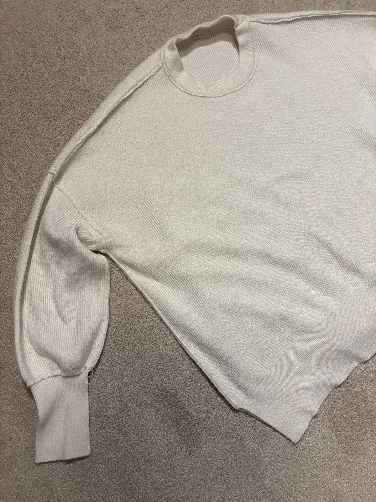 Vintage 90’s Vintage White Sweater Size US M / EU 48-50 / 2 - 2 Thumbnail