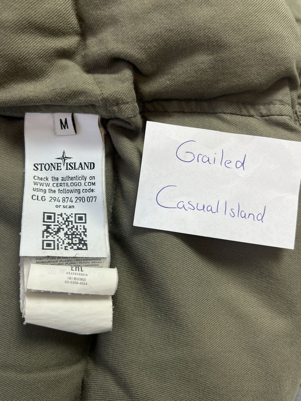 Stone Island Stone Island | Micro Reps Down Parka | Green | Size M Size US M / EU 48-50 / 2 - 20 Thumbnail