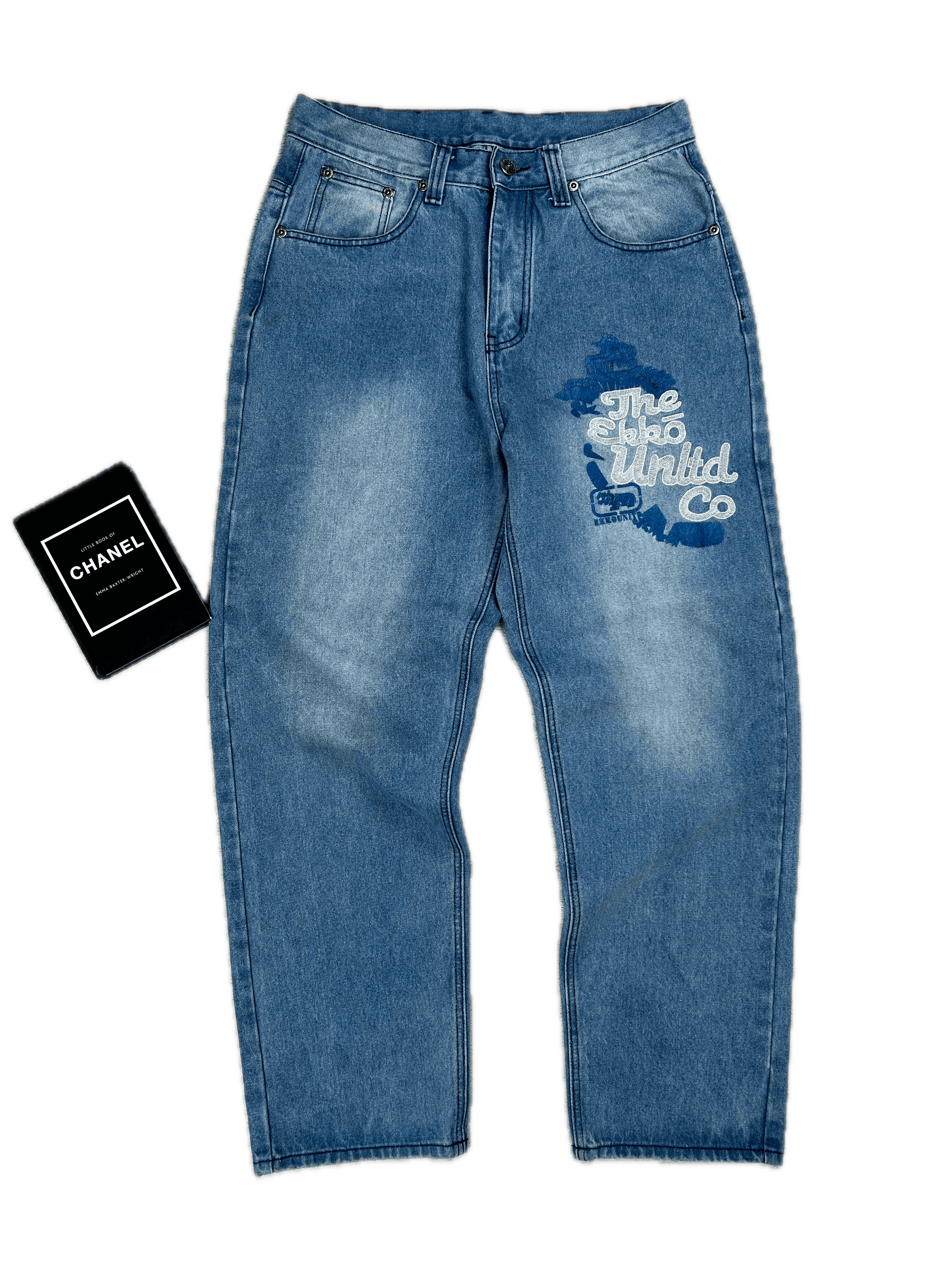 JNCO × Japanese Brand Vintage Drill jeans Ecko Unltd. style Baggy Skate AOP Rap Size US 34 / EU 50 - 1 Thumbnail