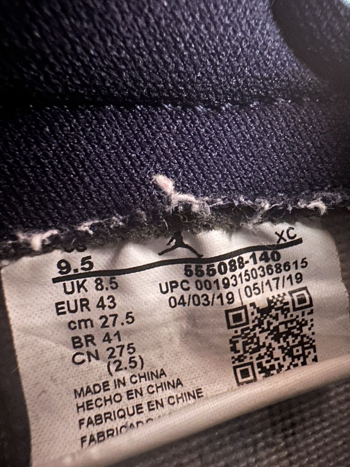 Nike Nike Jordan 1 Retro High Obsidian Size US 9.5 / EU 42-43 - 6 Thumbnail