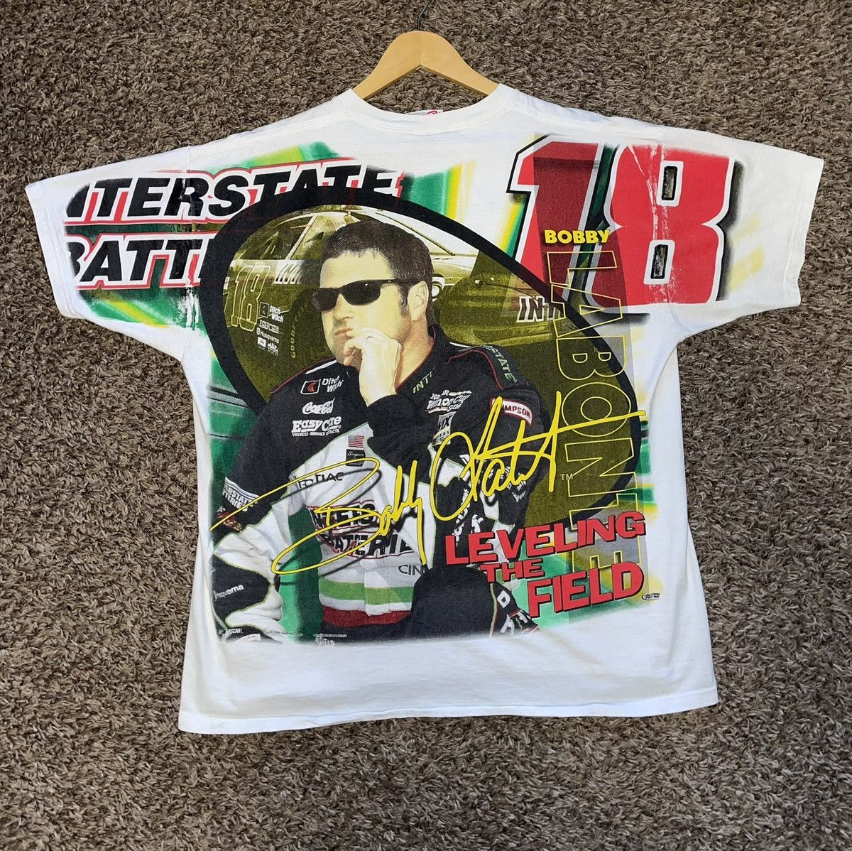 Chase Authentics × NASCAR × Vintage Vintage Nascar AOP Bobby Labonte T-Shirt Size US L / EU 52-54 / 3 - 2 Thumbnail
