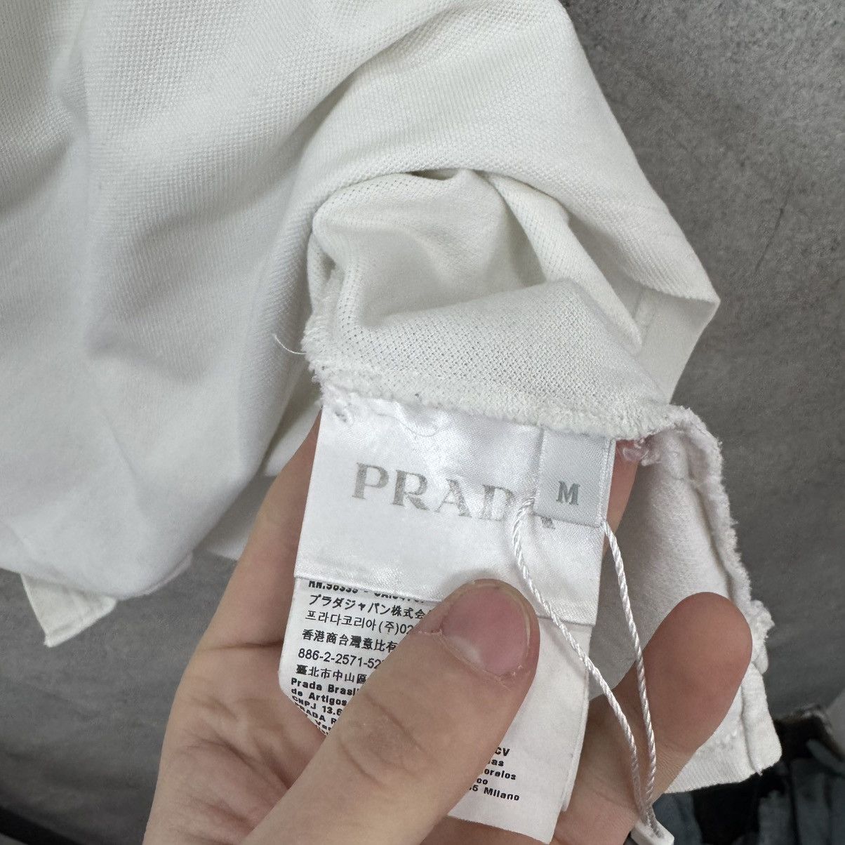 Prada Prada polo T-shirt Red Tab Size US M / EU 48-50 / 2 - 8 Thumbnail