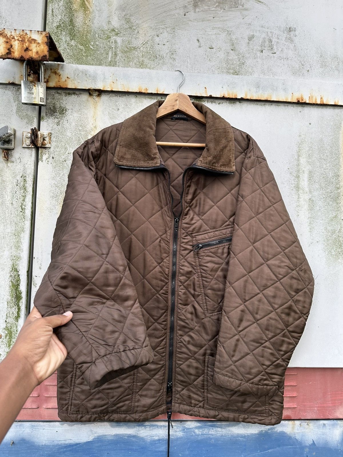 Mackintosh 👹Mackintosh Light Puffer Brown Utility Jacket Size US XL / EU 56 / 4 - 6 Thumbnail