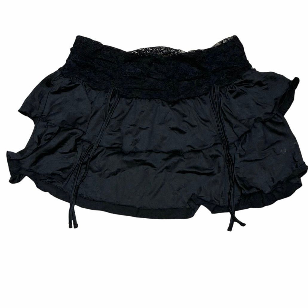 The Unbranded Brand Avidlove Pleated Mini Skirt Lace High Waisted Ruffles. Sz XL Size 34" / US 12 / IT 48 - 4 Thumbnail
