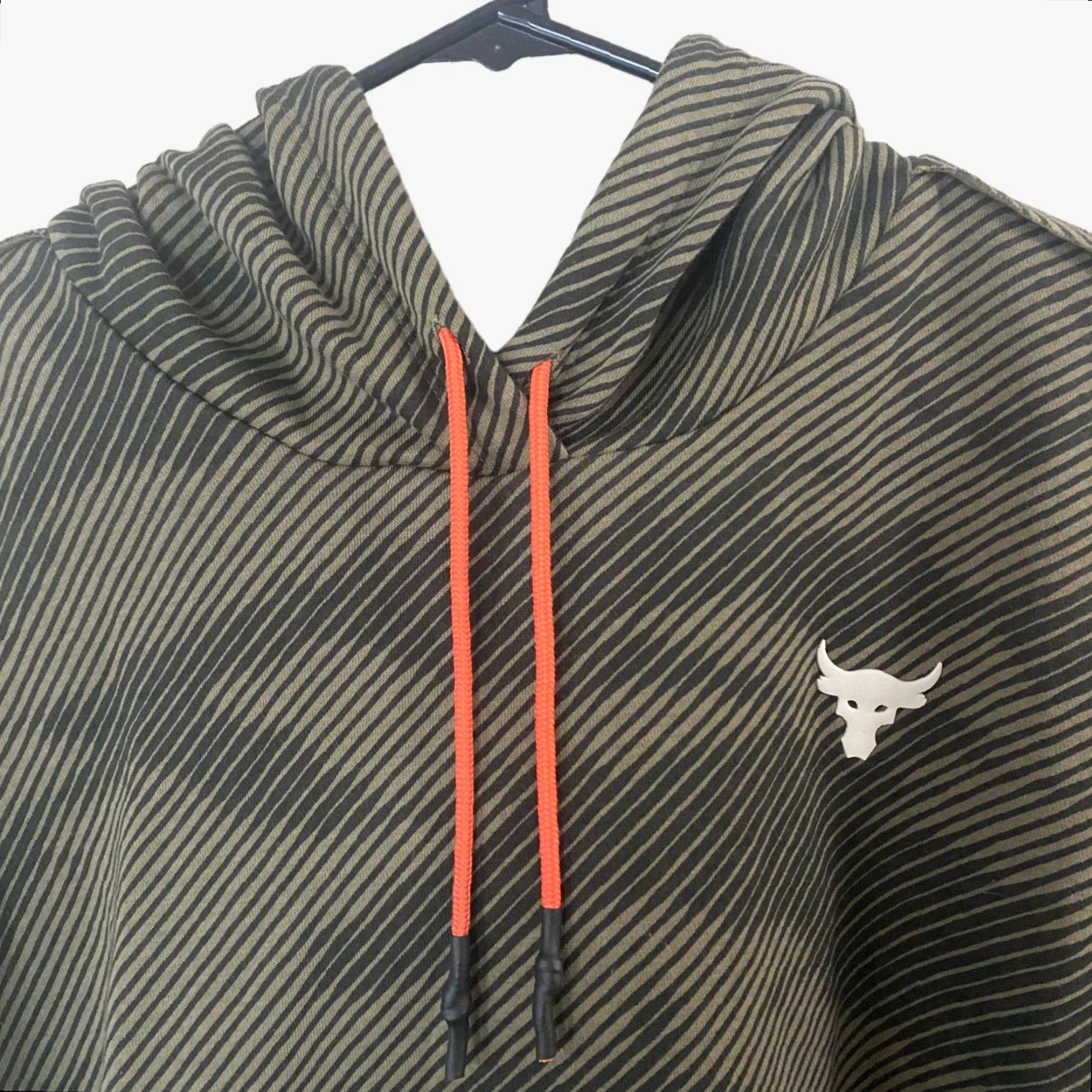 Under Armour VINTAGE Under Armour Project Rock Hoodie Sleeveless Crop Green Camo Womens Medium New Size M / US 6-8 / IT 42-44 - 5 Thumbnail