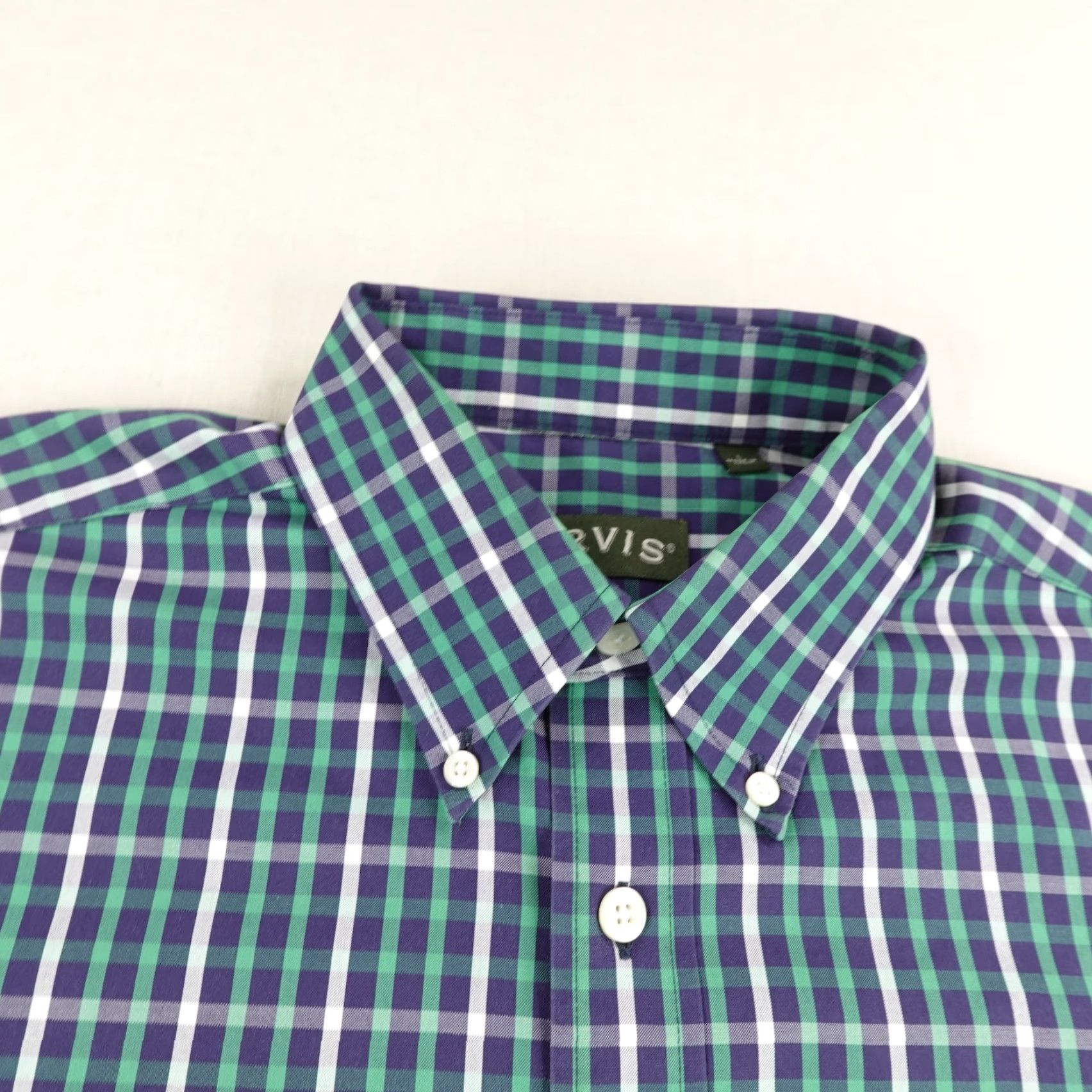 Orvis Vintage Orvis Men's Long Sleeve Plaid Cotton Shirt Large Green Blue Casual Workwear Hiking Camping Size US L / EU 52-54 / 3 - 2 Thumbnail