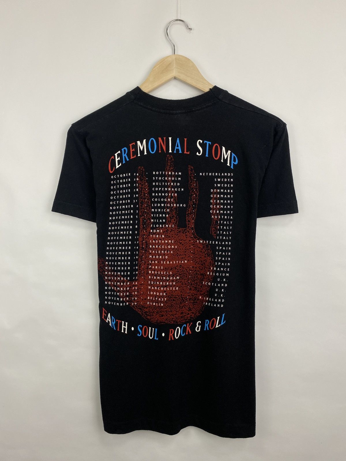 Band Tees × Vintage Vintage 1991 The CULT Ceremony Band Tour Promo T-Shirt Rare Size US M / EU 48-50 / 2 - 9 Thumbnail