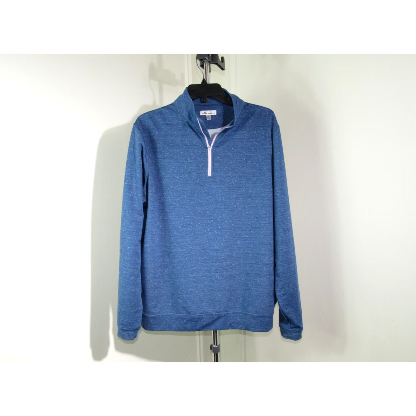 Peter Millar Peter Millar Crown 1/4 Zip Sweater Mens Large Golf Performance Pullover Blue | Pre-Owned Size US L / EU 52-54 / 3 - 2 Thumbnail