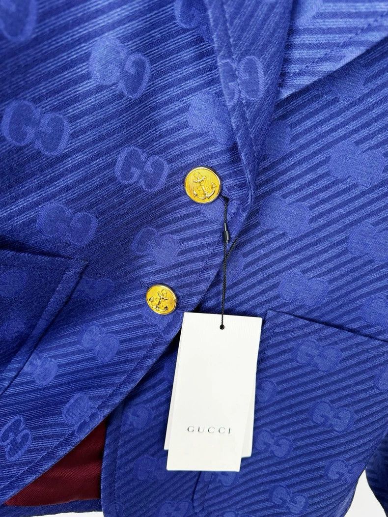 Gucci Gucci Logo Blazer with Tag, Size 8486-2505 Size S / US 4 / IT 40 - 3 Thumbnail