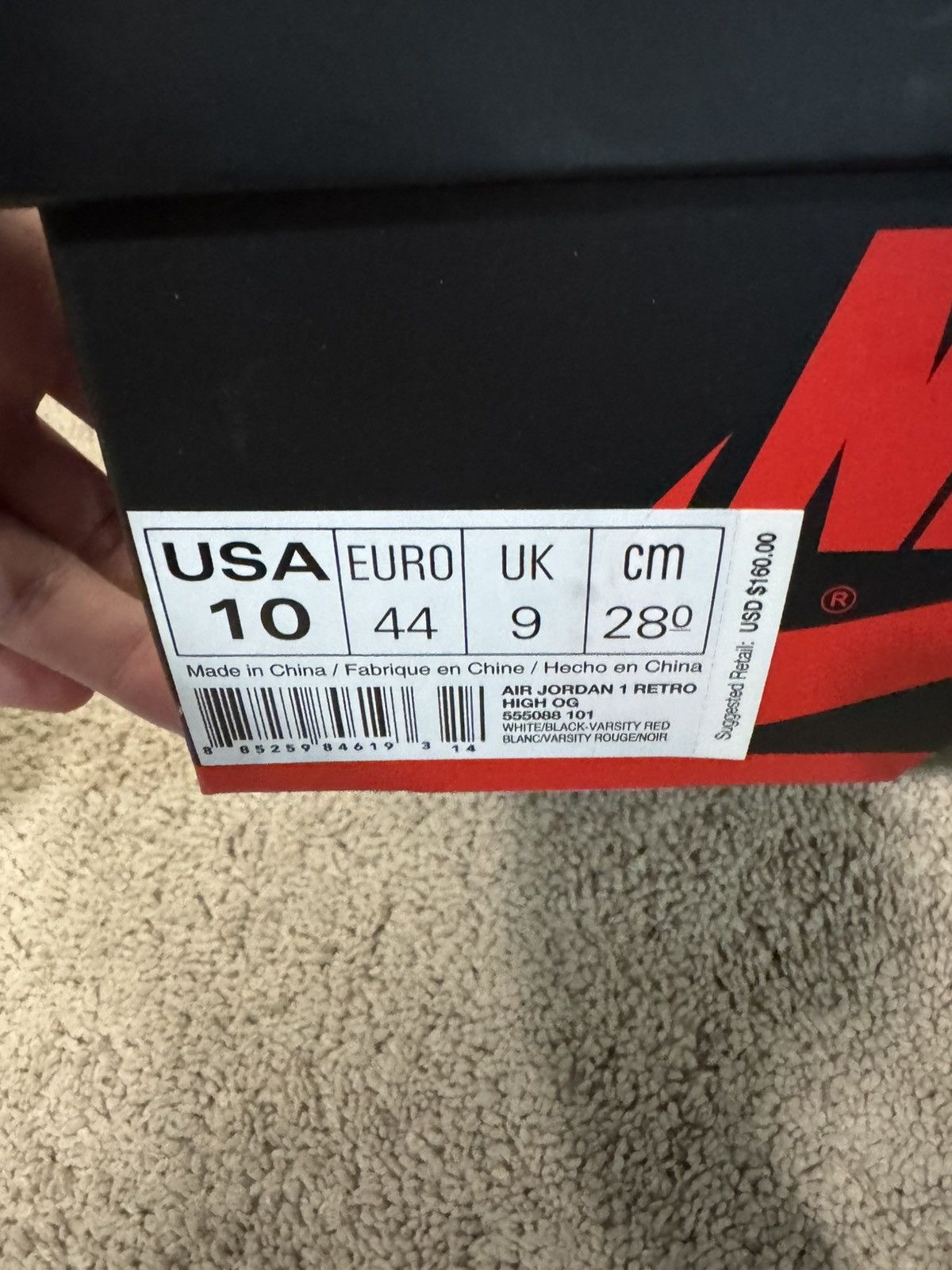 Jordan Brand Jordan 1 Chicago 2015 Size US 10 / EU 43 - 7 Thumbnail