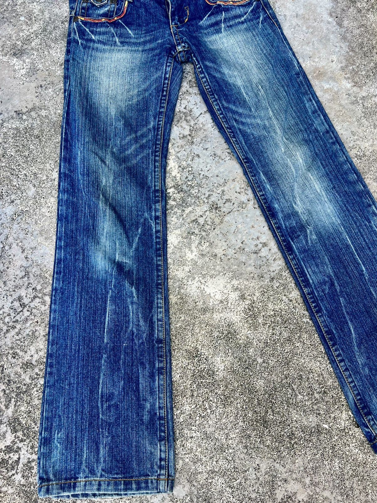 Japanese Brand × Vintage VINTAGE COME STAI? UPPEAT SMOKE FLARED DENIM Size US 30 / EU 46 - 3 Thumbnail