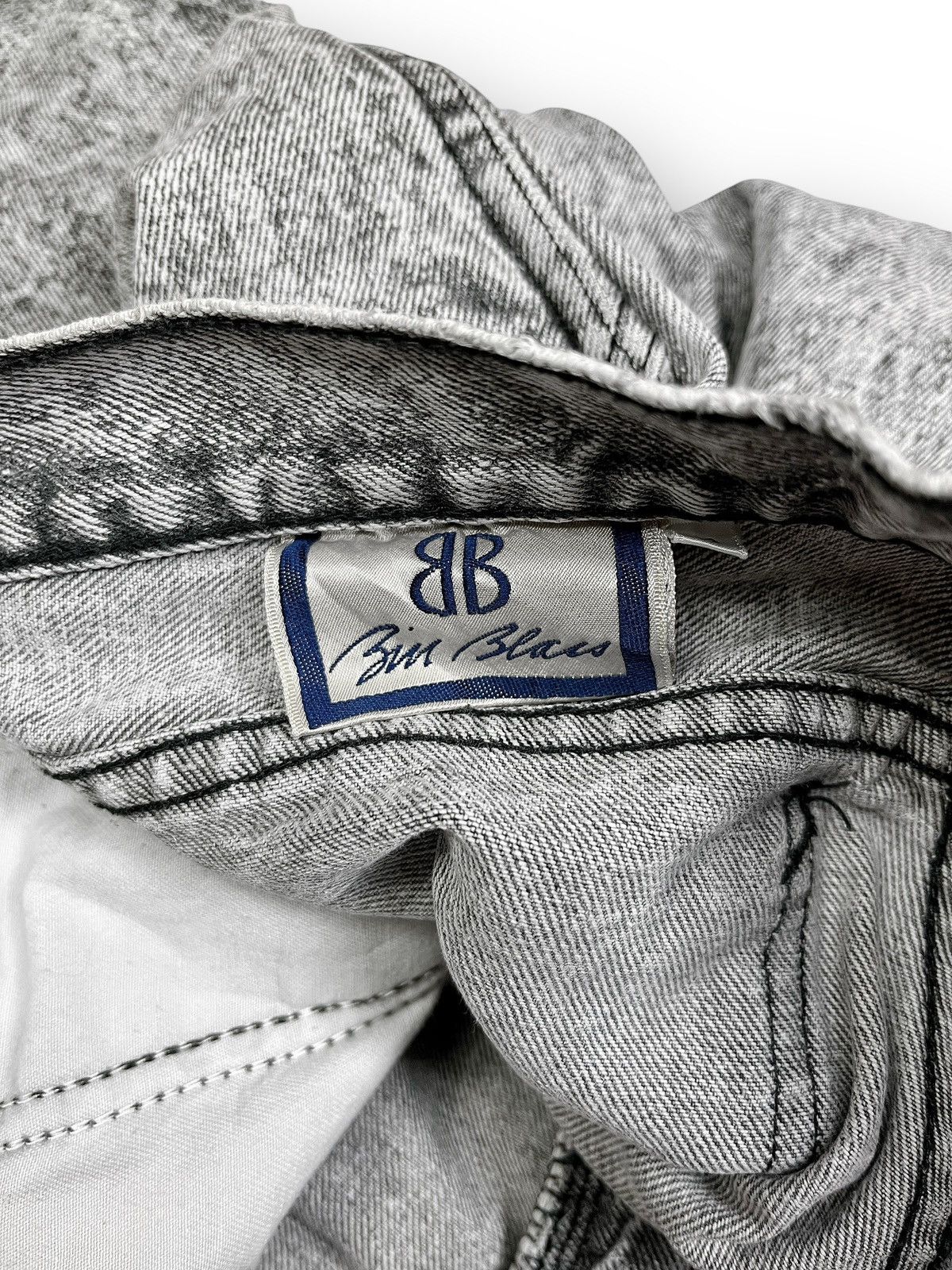 Bill Blass Bill Blass Vintage Washed Grey Denim Jeans Size US 30 / EU 46 - 7 Thumbnail