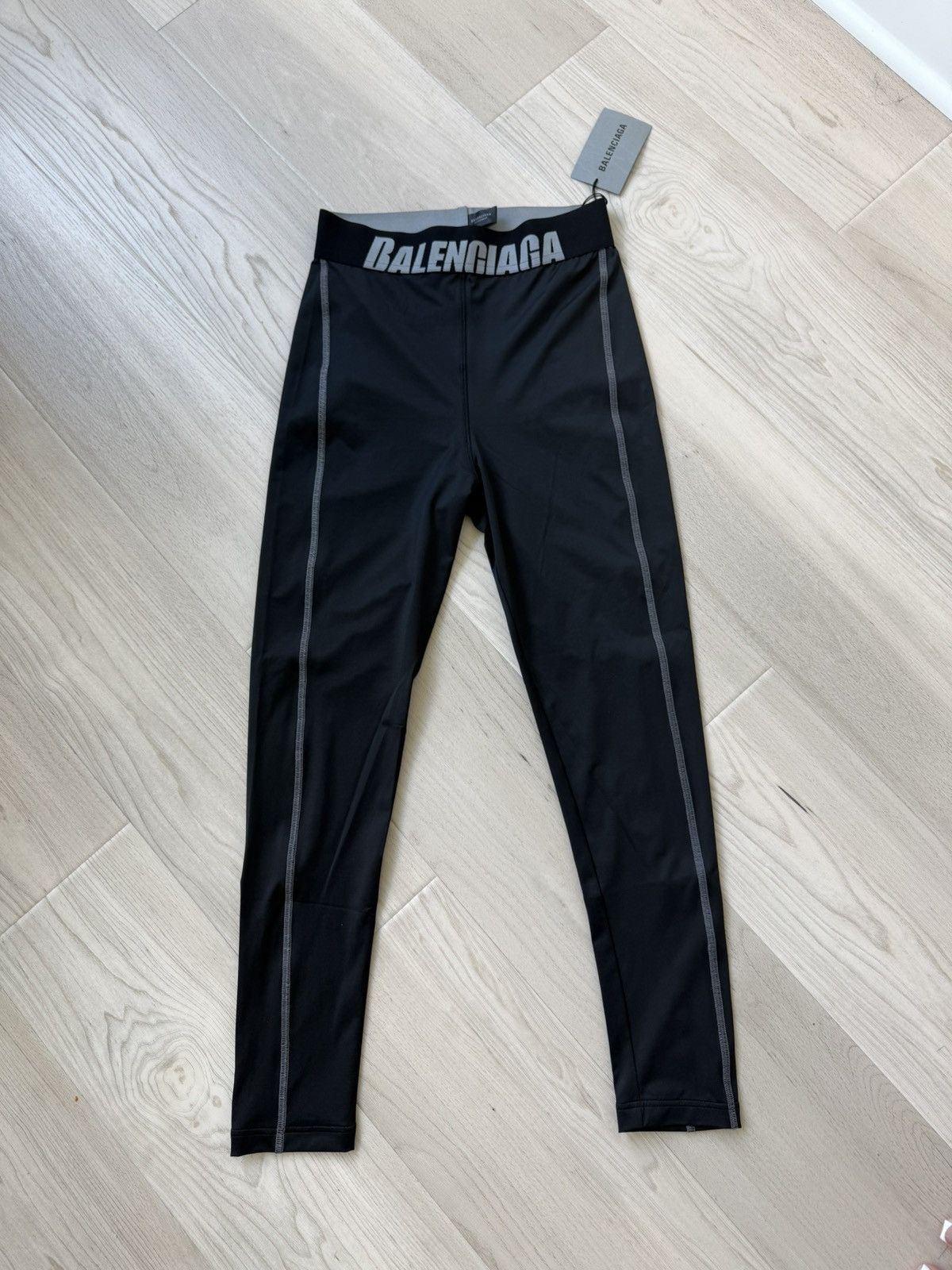Balenciaga Balenciaga Athletic Cut Leggings Size 26" / US 2 / IT 38 - 2 Thumbnail