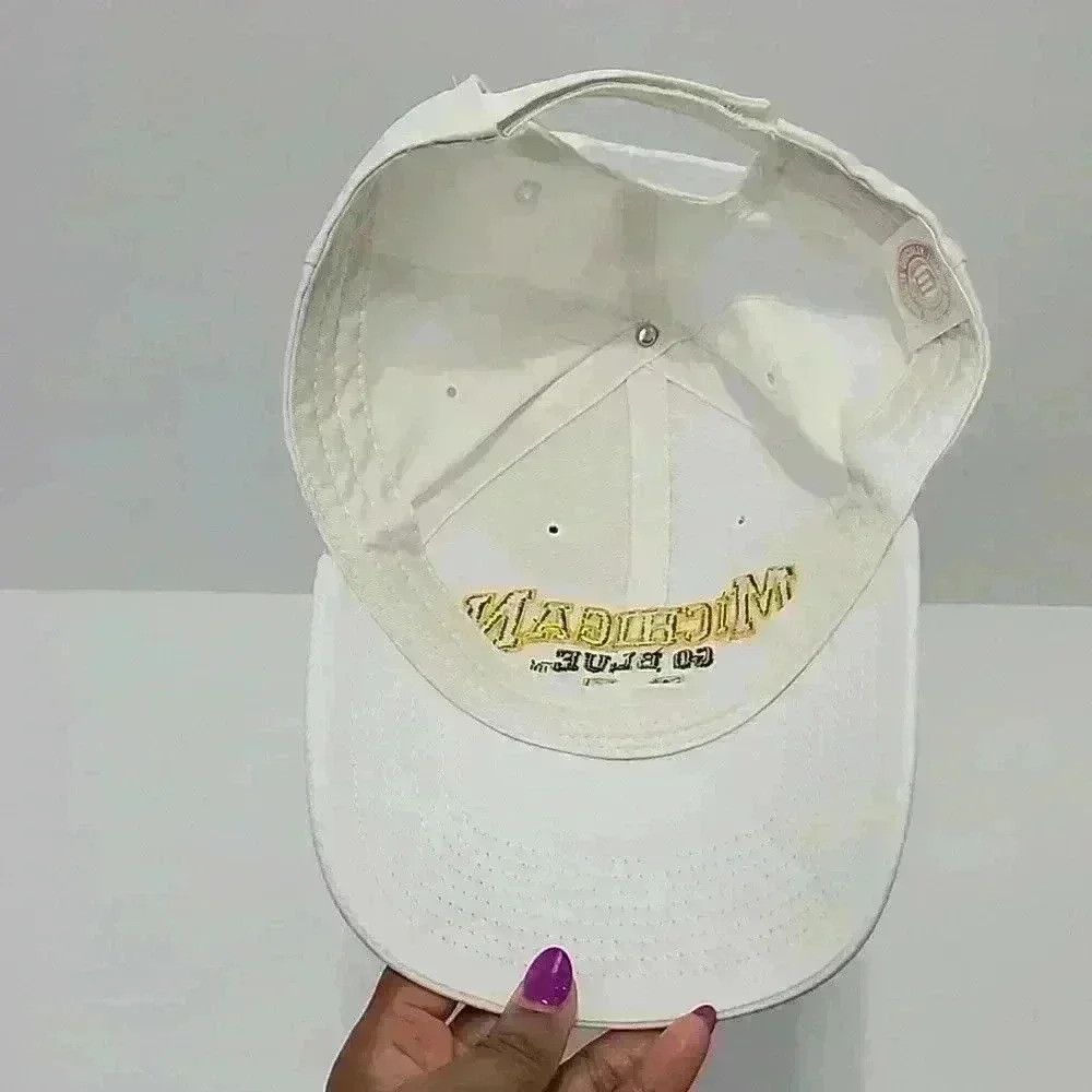 Other Michigan "Go Blue" M White Gold Baseball Style Hat, Prelove Size ONE SIZE - 5 Thumbnail