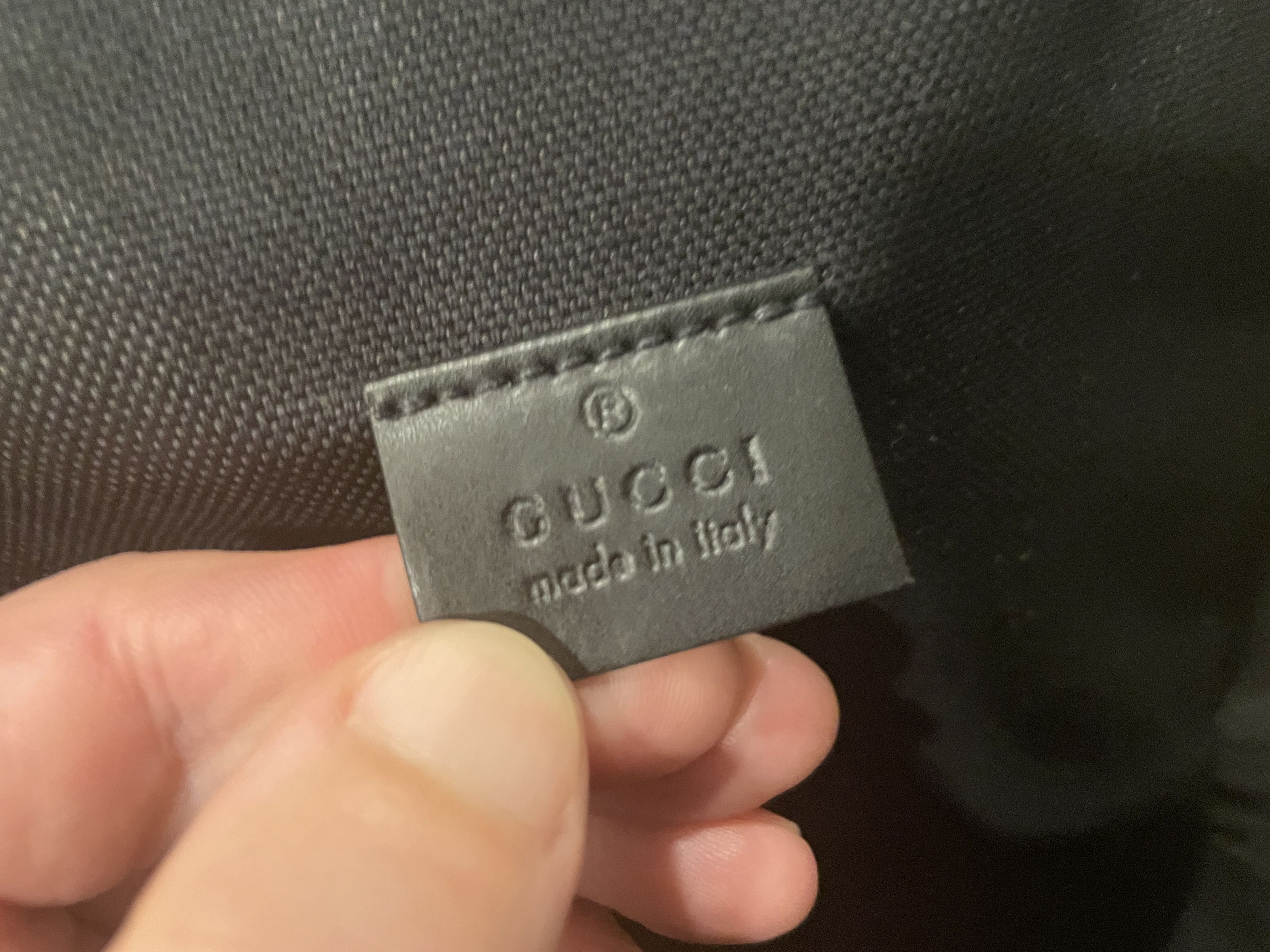 Gucci Gucci Black Sling Backpack *Authentic* Size ONE SIZE - 9 Thumbnail