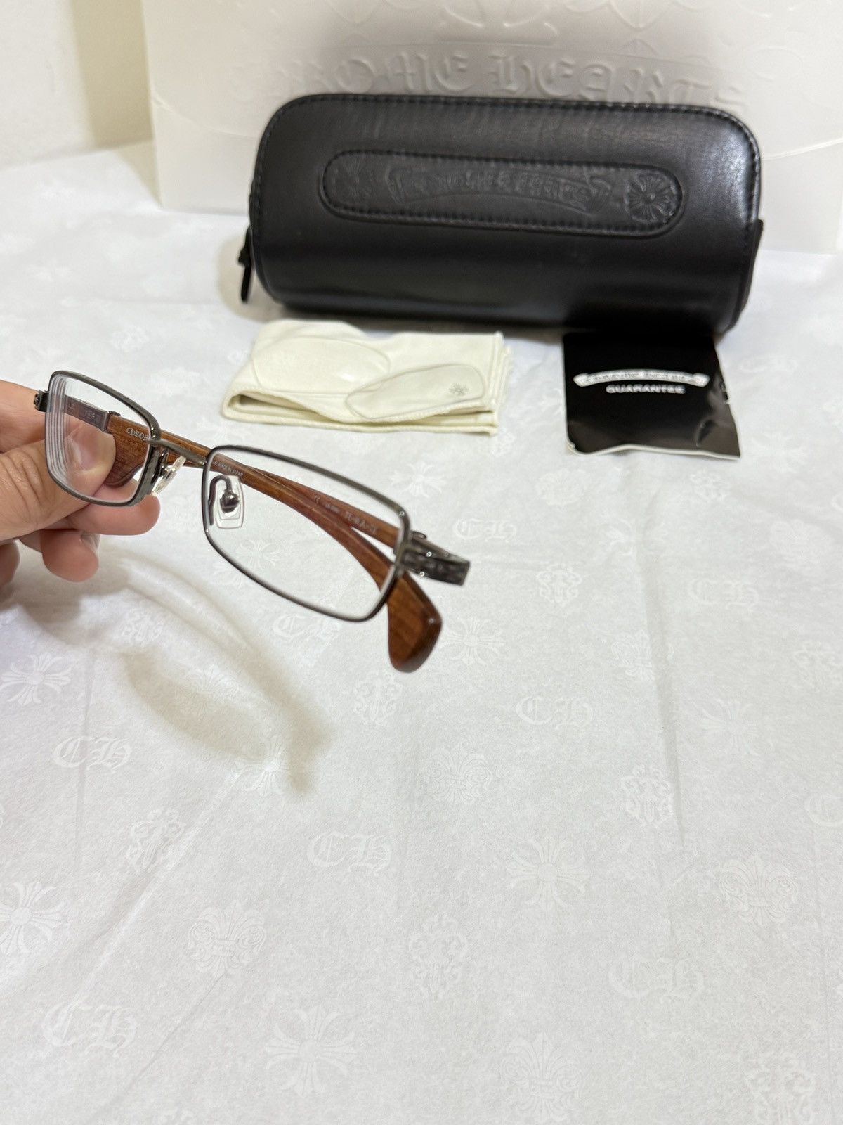 Chrome Hearts Chrome Hearts Glasses Wood “ Te-Wa-Te “ Size ONE SIZE - 9 Thumbnail