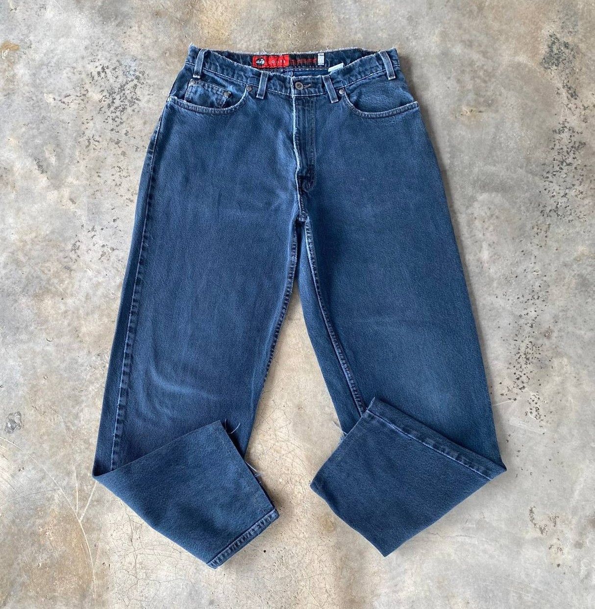 Levi's Vintage Clothing VINTAGE 1994 LEVIS SILVERTAB LOOSE BAGGY FADED BLACK W32X30" Size US 32 / EU 48 - 4 Thumbnail
