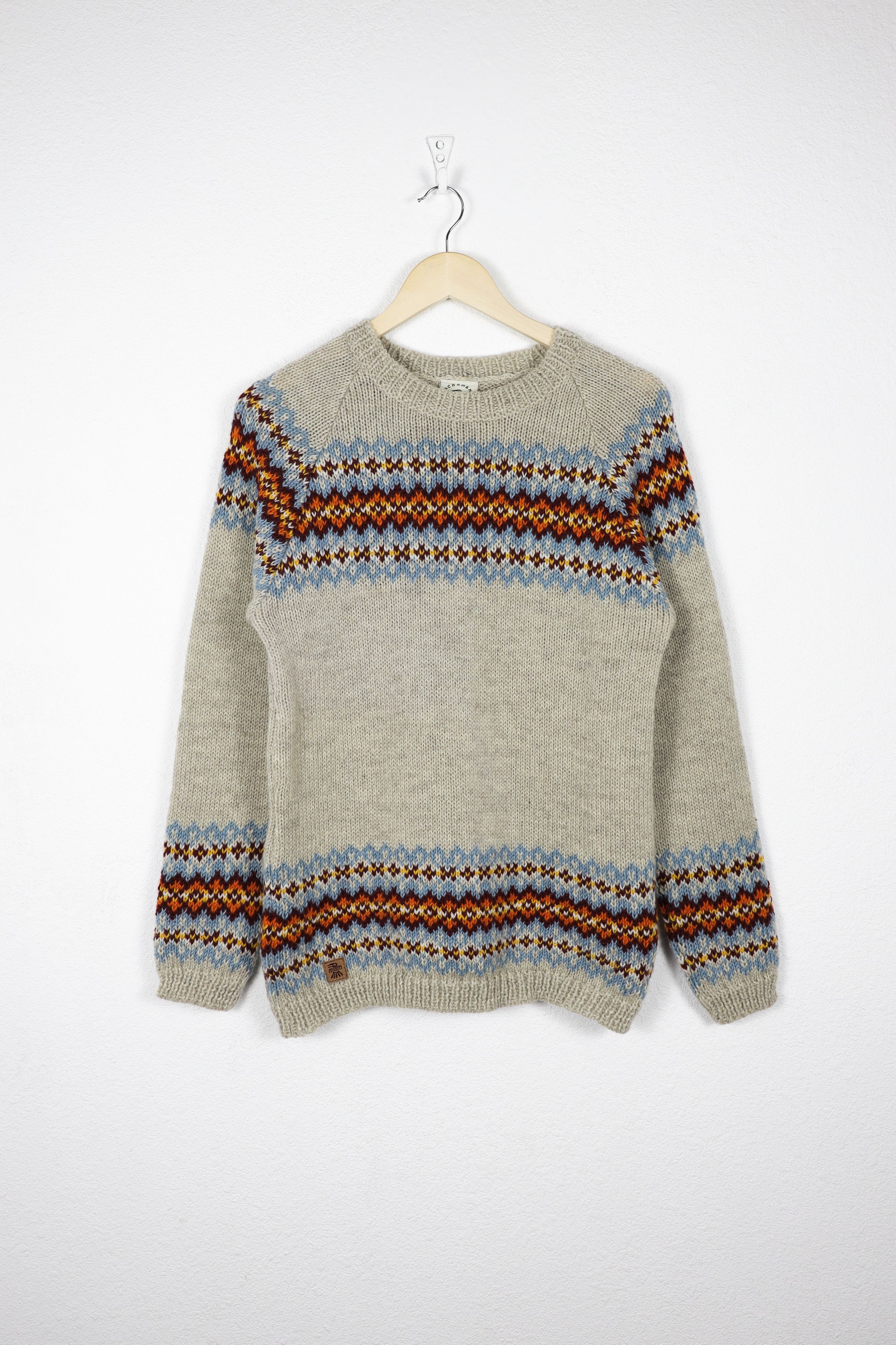 Other Pachamama Handknit Ornament Wool Sweater Avant Garde Size S / US 4 / IT 40 - 1 Thumbnail