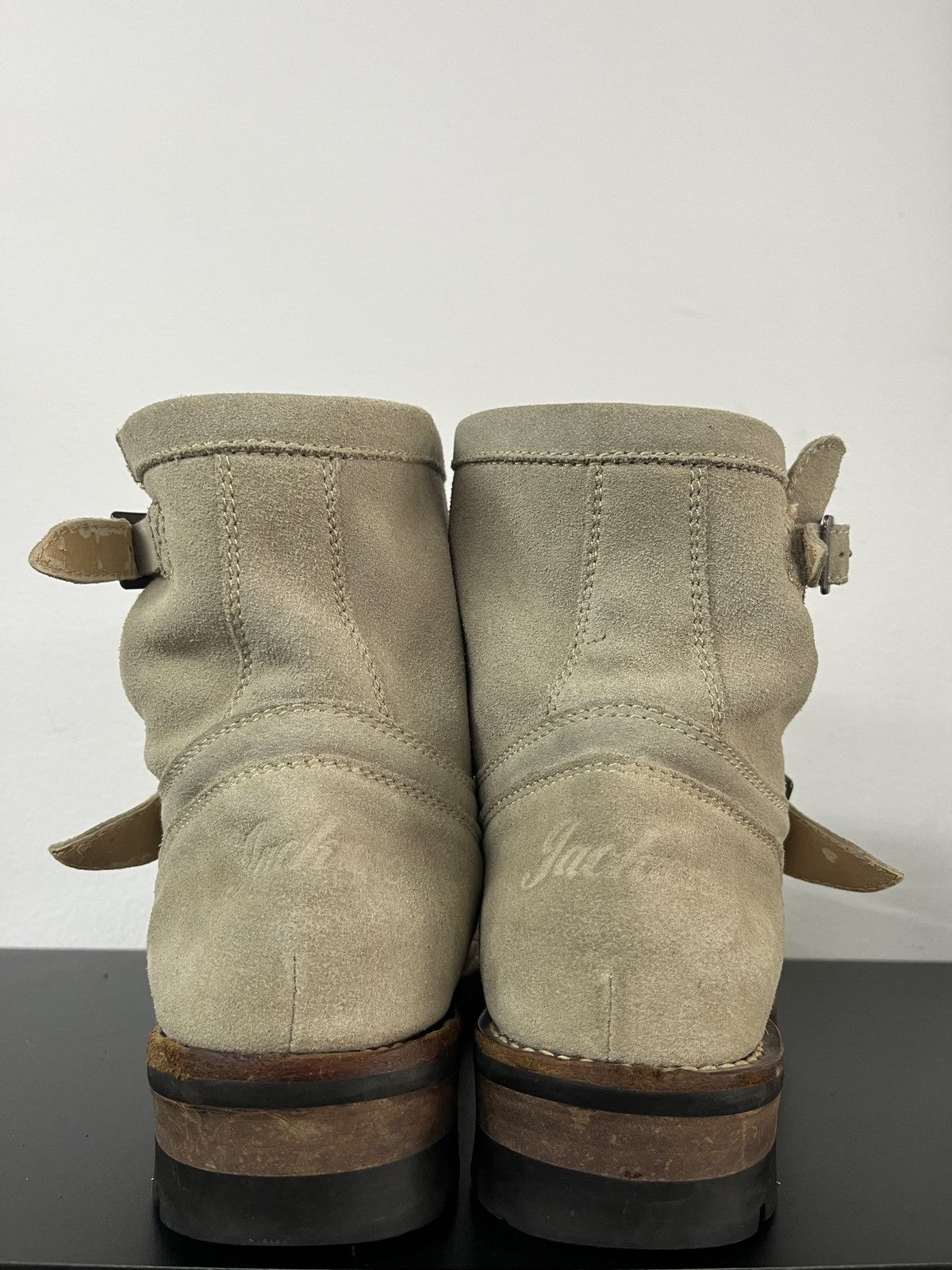 Dirk Bikkembergs Archive Japan Jackrose Suede Leather Engineer Boots Size US 9 / EU 42 - 17 Thumbnail