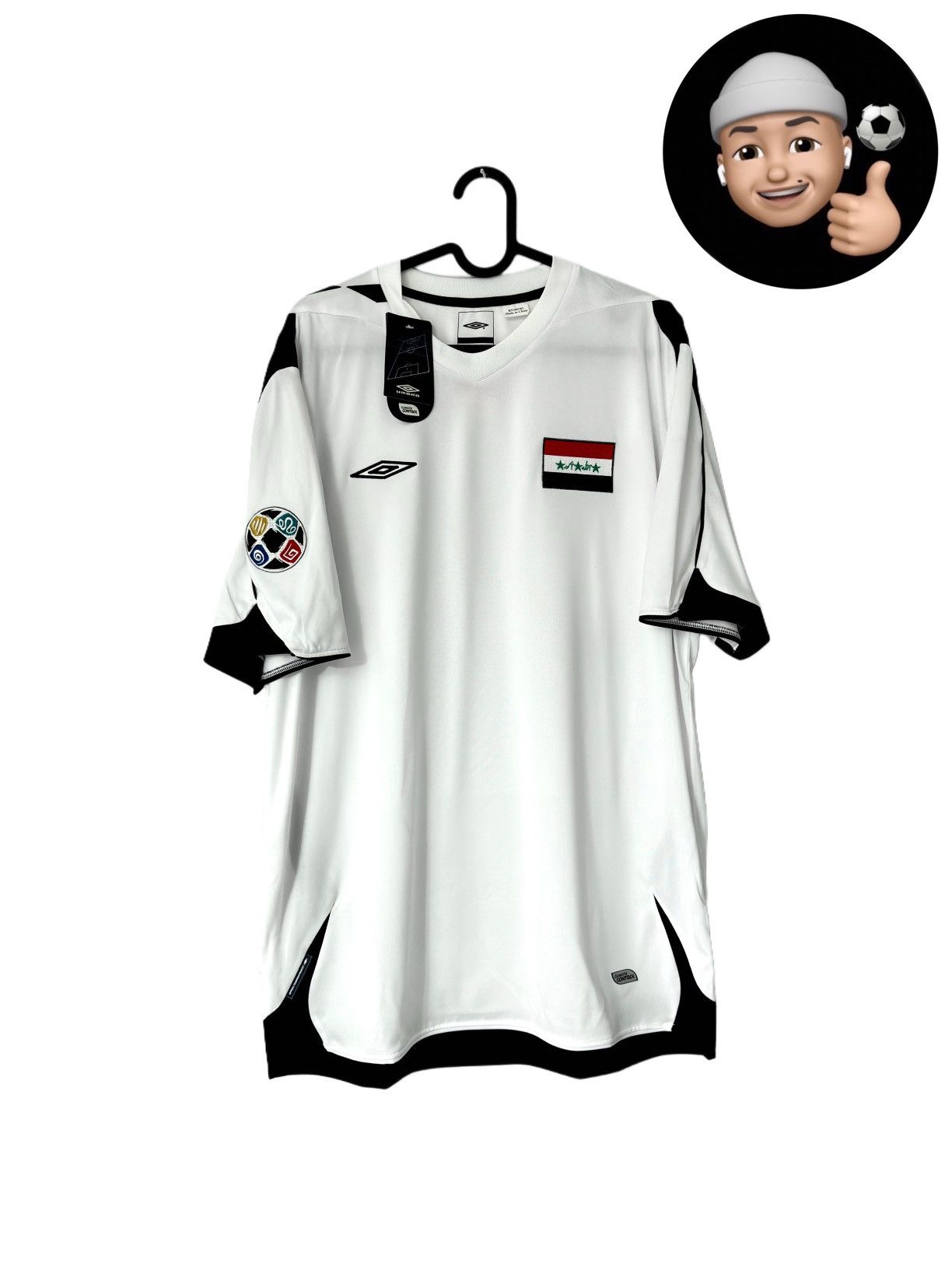Jack & Jones × Vintage NEW 2004 2006 Iraq National Away Kit Soccer