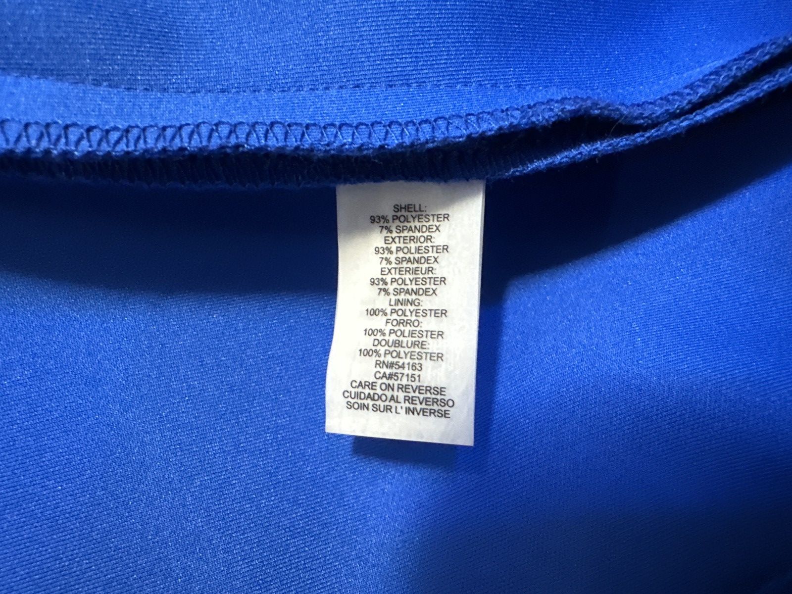 Karl Lagerfeld Dressy blue dress Size L / US 10 / IT 46 - 2 Thumbnail