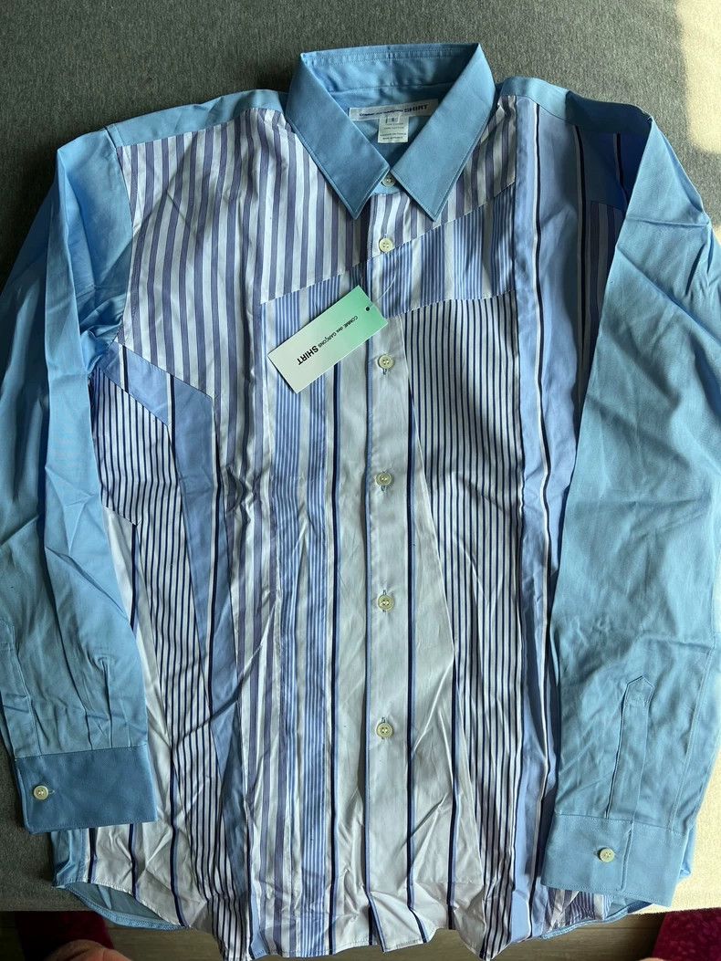 Comme des Garcons Comme Des Garcons Thread Patchwork Shirt Size US S / EU 44-46 / 1 - 2 Thumbnail