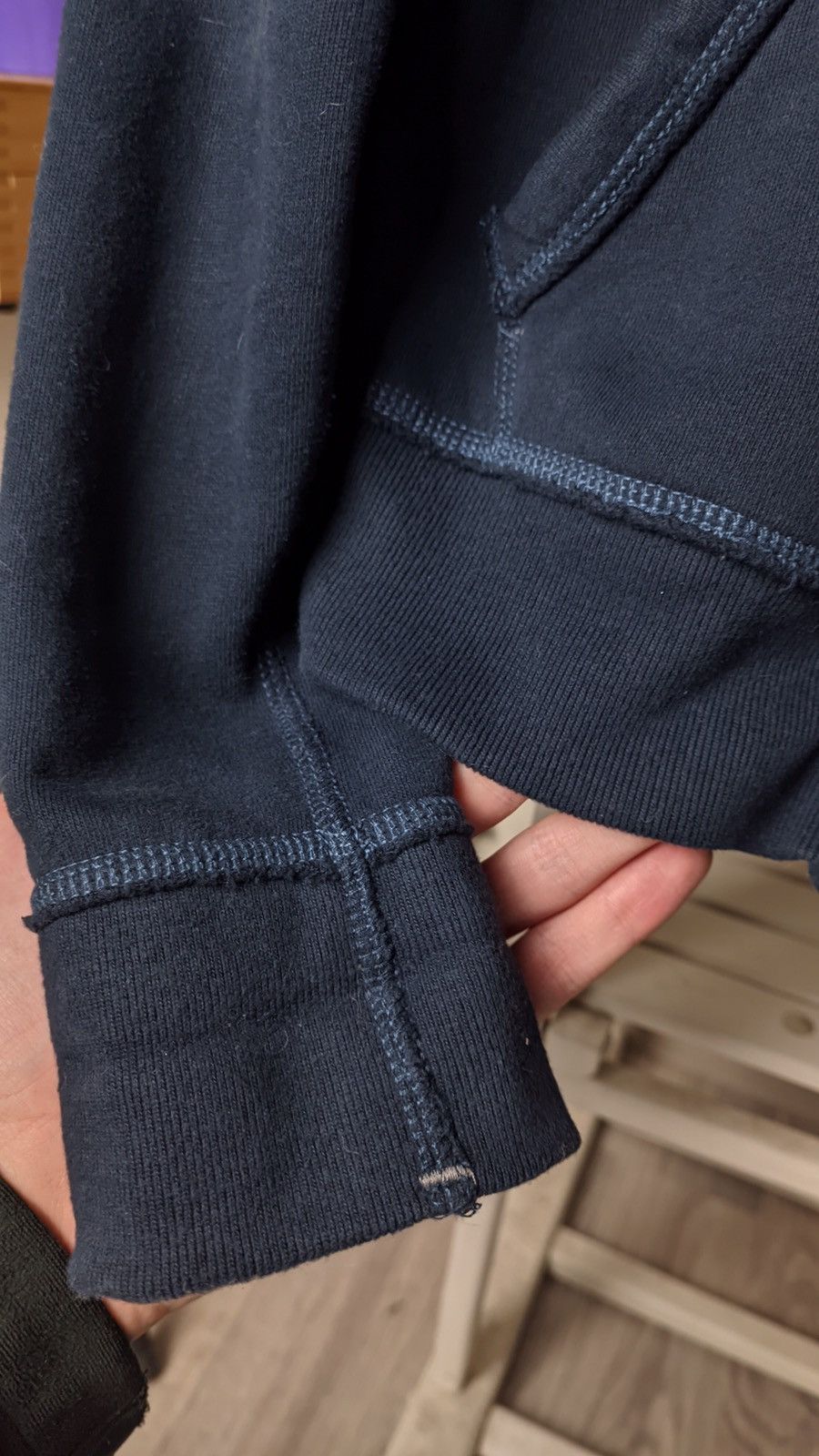 Japanese Brand Abercrombie Fitch faded Zip Hood ifsixwasnine LGB y2k cdg Size US M / EU 48-50 / 2 - 6 Thumbnail