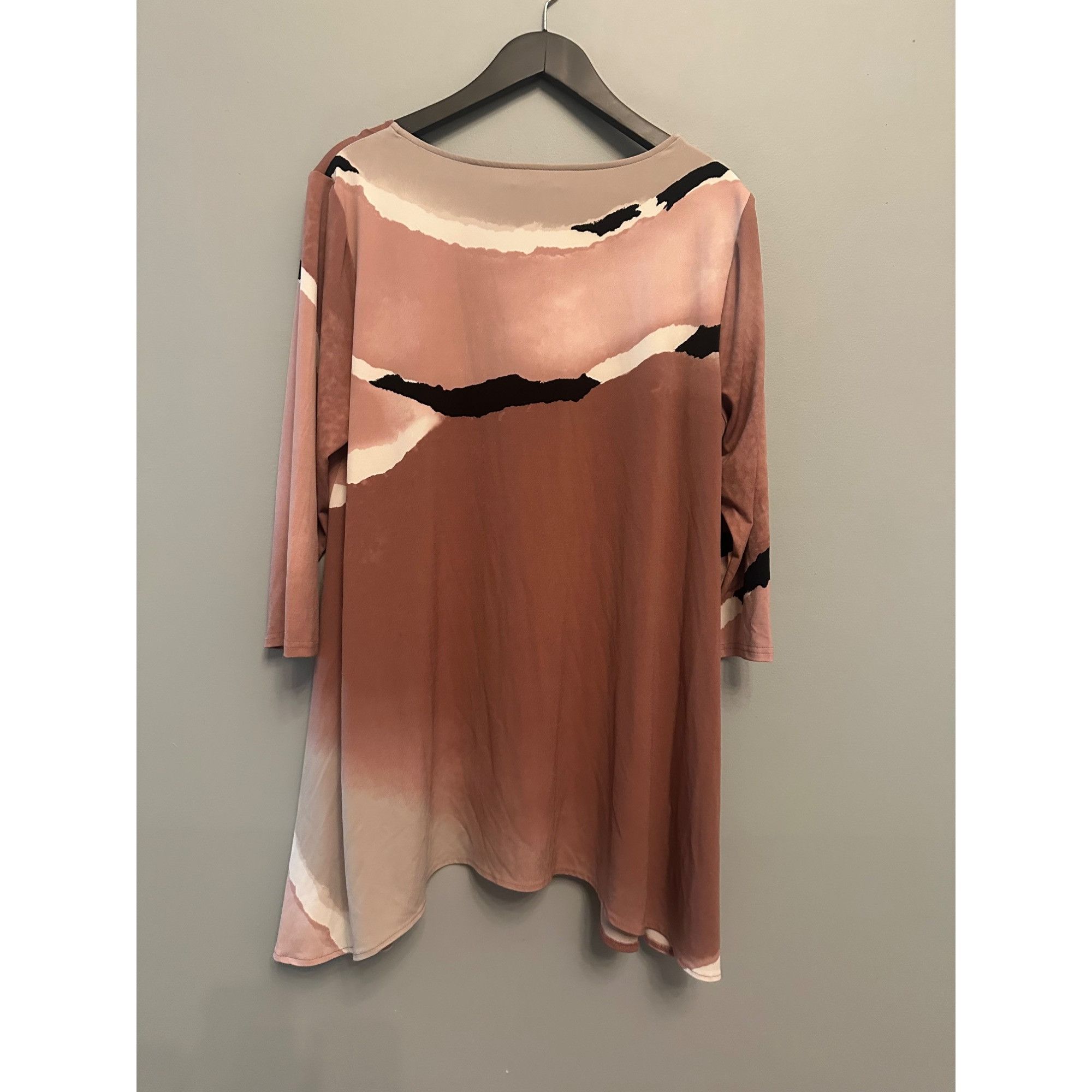 Alfani Alfani Printed Boat-Neck Tunic Top Size Large Size L / US 10 / IT 46 - 4 Thumbnail