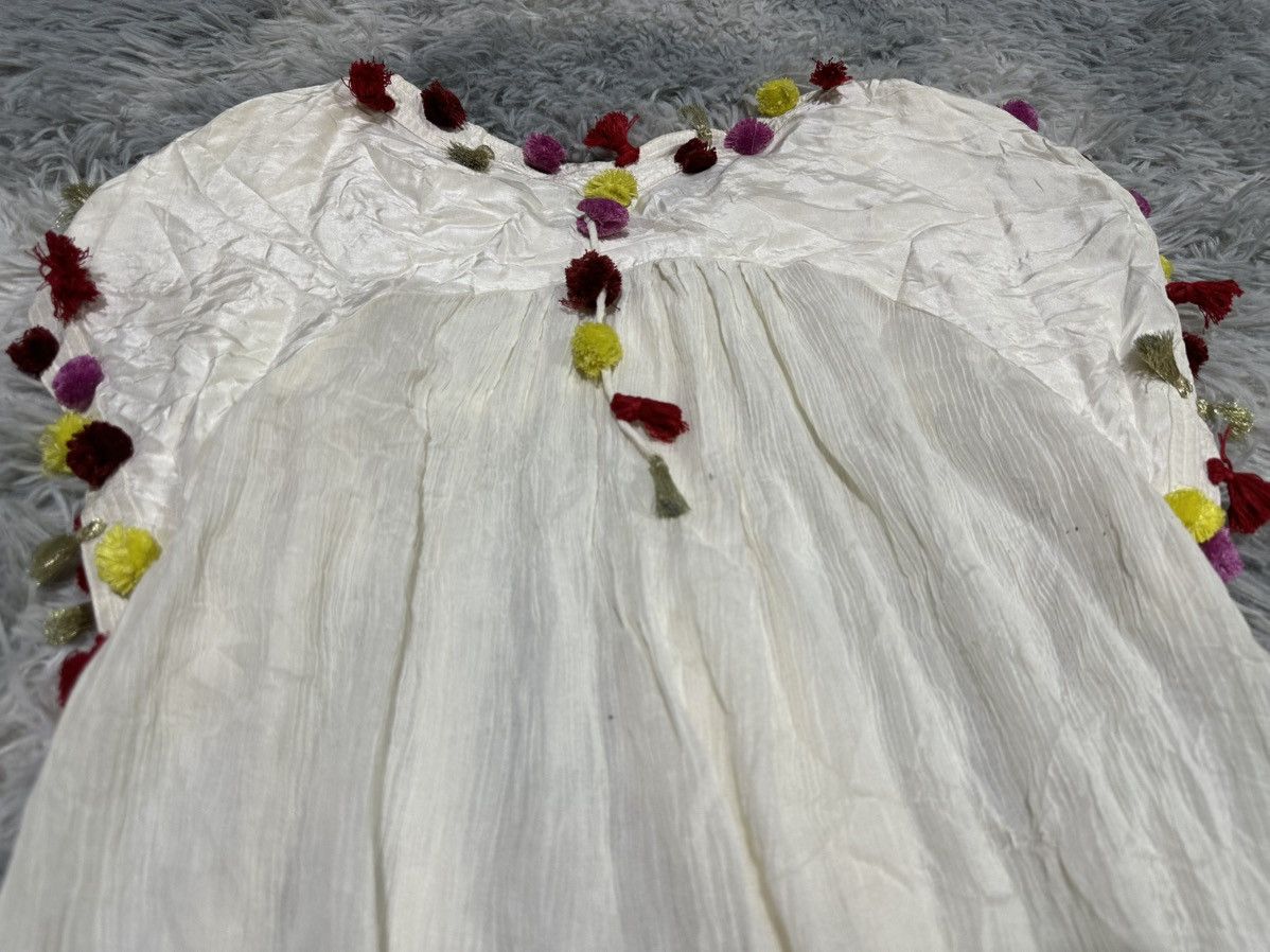 Tsumori Chisato 🔥 Rare Vintage Tsumori Chisato Rainbow Pom Pom Tassel Blouse Size M / US 6-8 / IT 42-44 - 7 Thumbnail