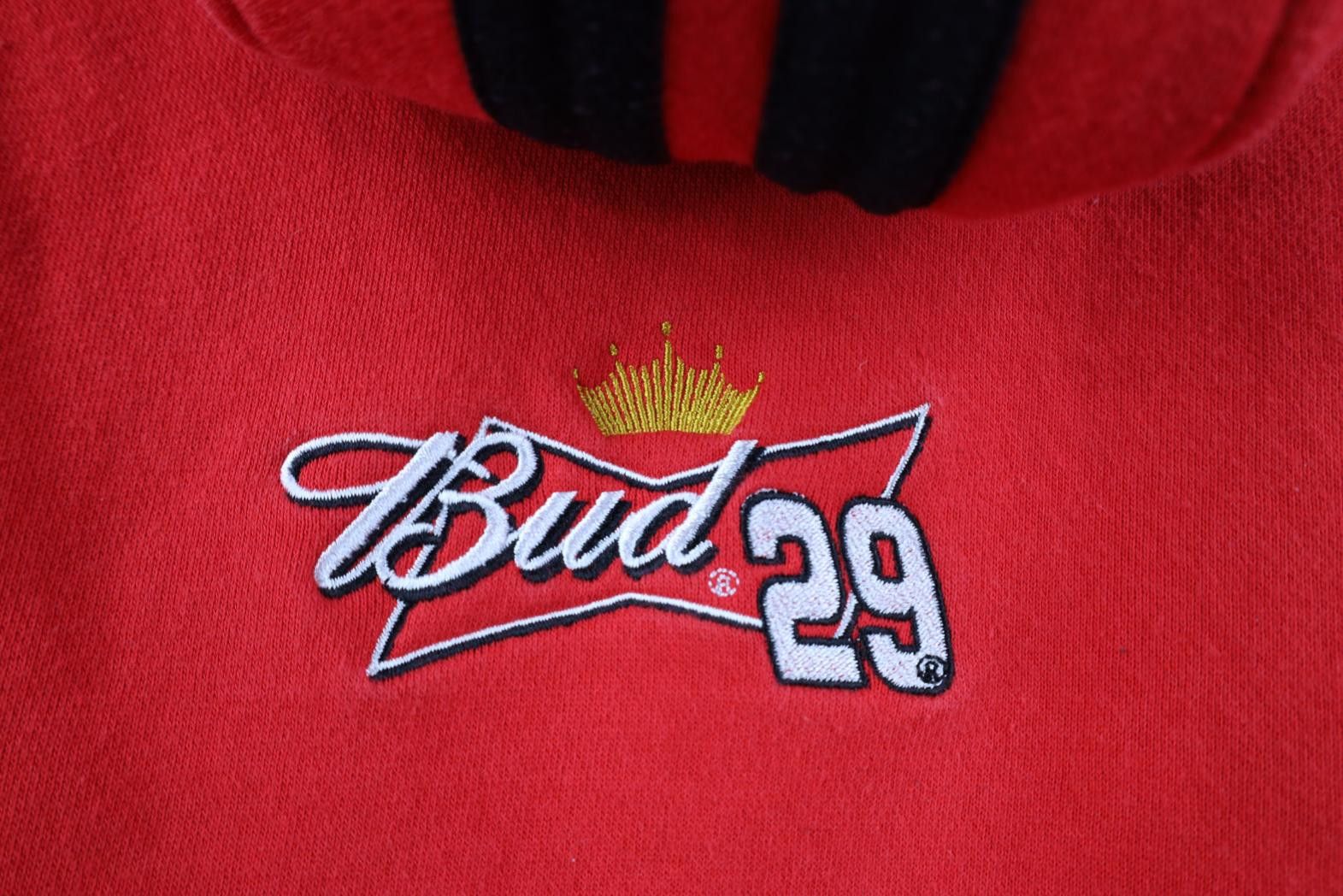 Vintage Vintage Y2K NASCAR Kevin Harvick Racing Hoodie Sweatshirt Size US L / EU 52-54 / 3 - 12 Thumbnail