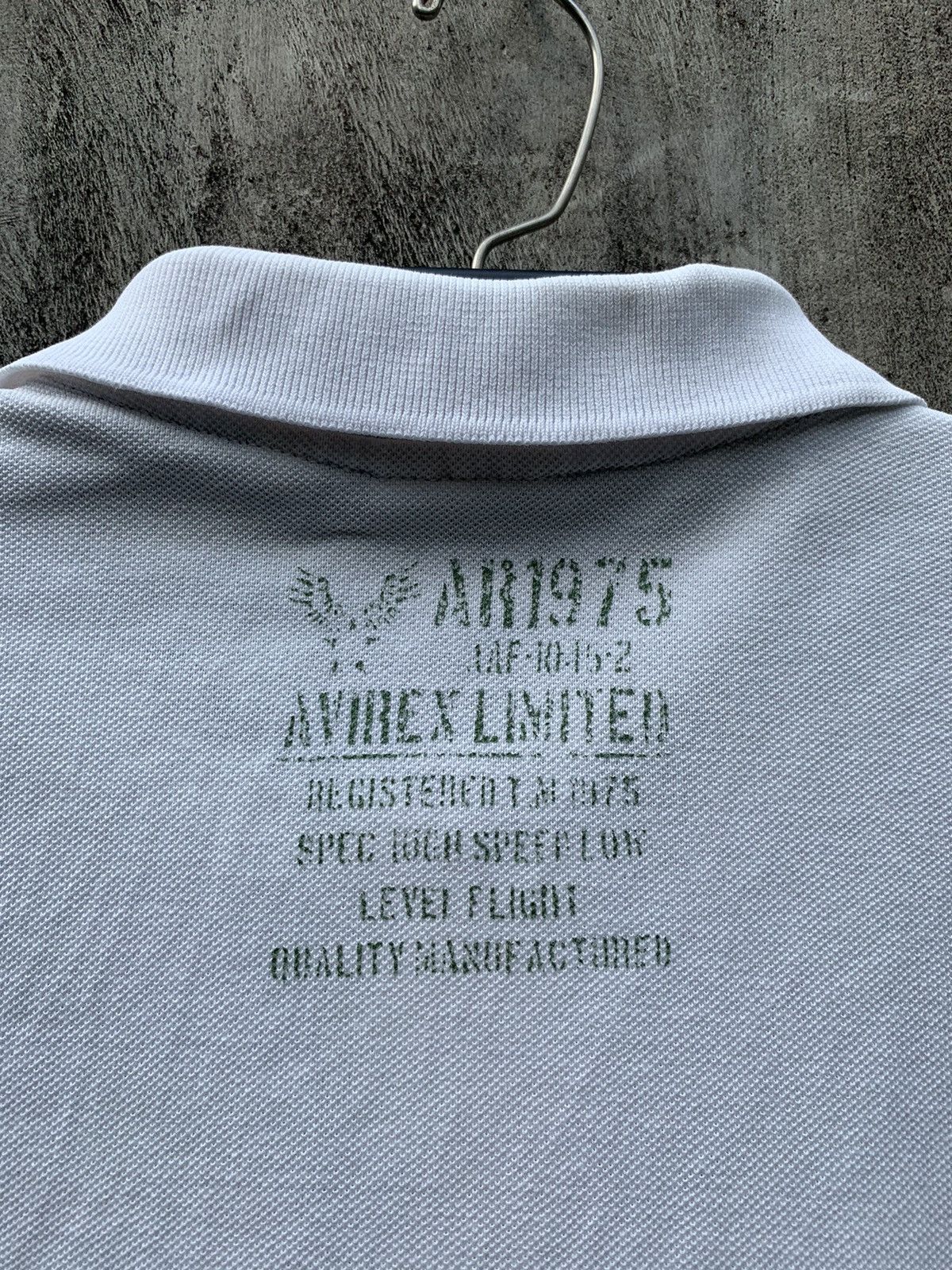 Avirex Vintage Avirex U.S Navy White Polo Shirts Size US L / EU 52-54 / 3 - 8 Thumbnail