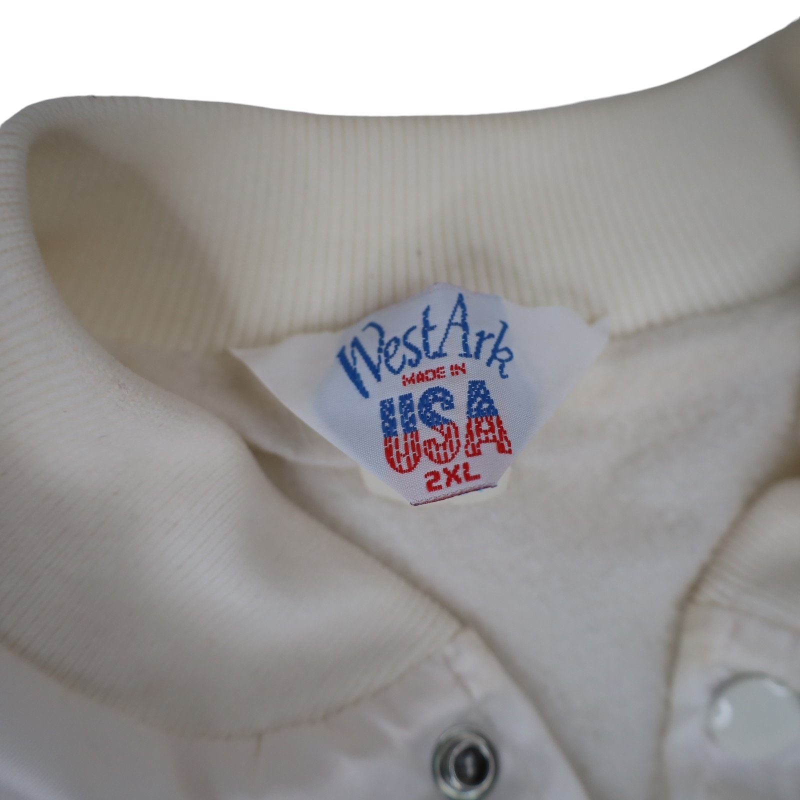 Vintage Vintage USNTS US Navy Fightin Blue Jackets Satin Jacket Size US XXL / EU 58 / 5 - 7 Thumbnail