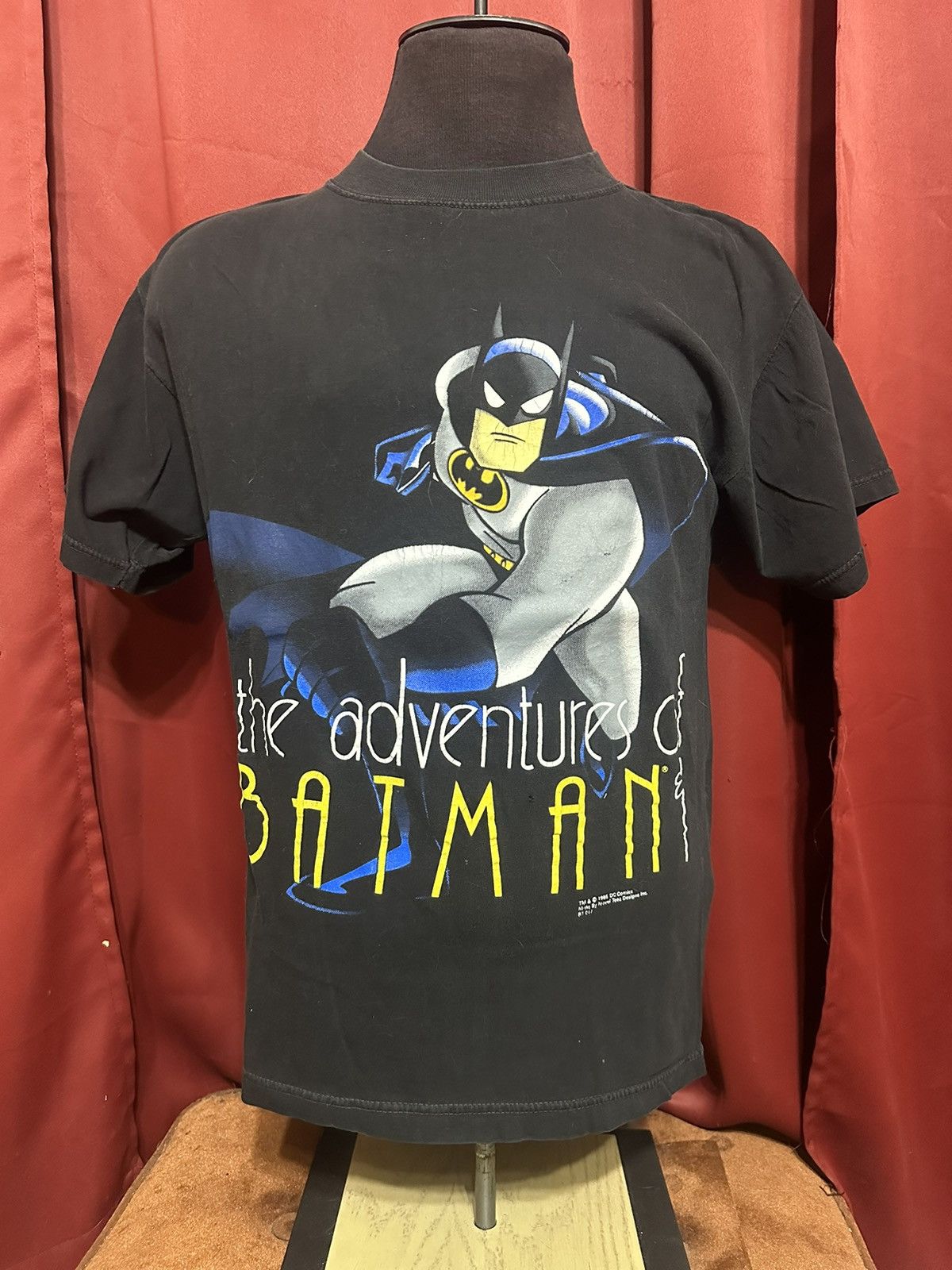 DC Comics × Vintage Vintage The Adventures of Batman Tshirt DC Cartoon Grail Size US M / EU 48-50 / 2 - 1 Thumbnail