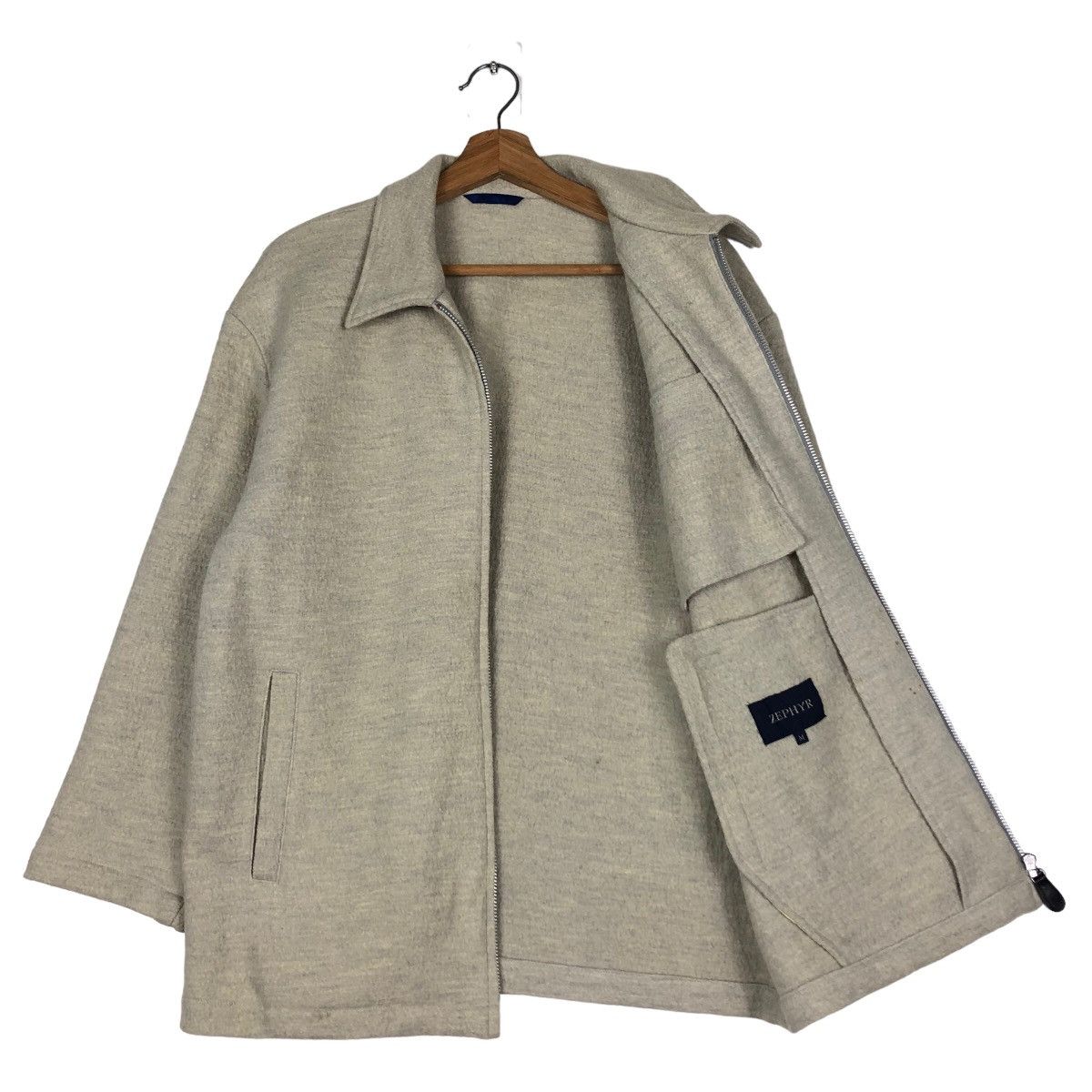 Japanese Brand 🔥Vintage Chore Zipper Jacket Zephyr Japan Issey Miyake Size US M / EU 48-50 / 2 - 11 Thumbnail