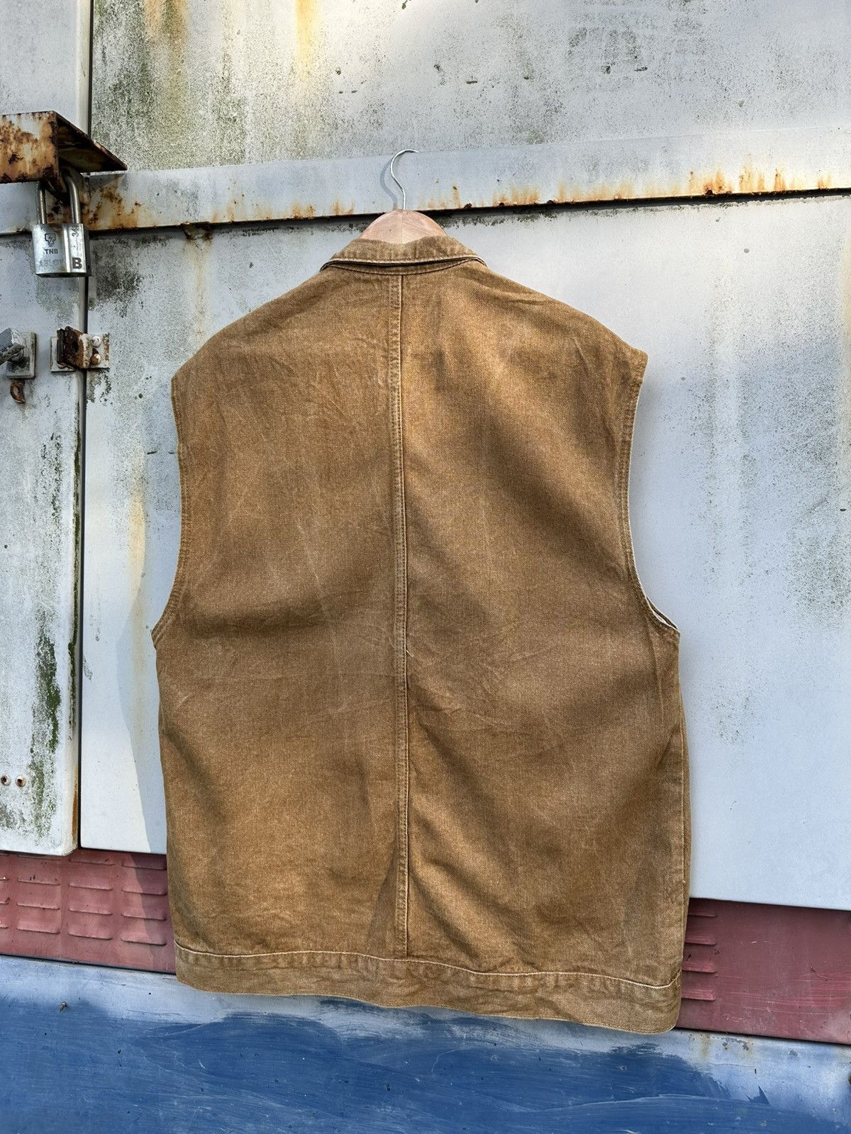 Vintage 🪖Vintage 90’s Brown Jean Tactical Vest Size US XL / EU 56 / 4 - 6 Thumbnail
