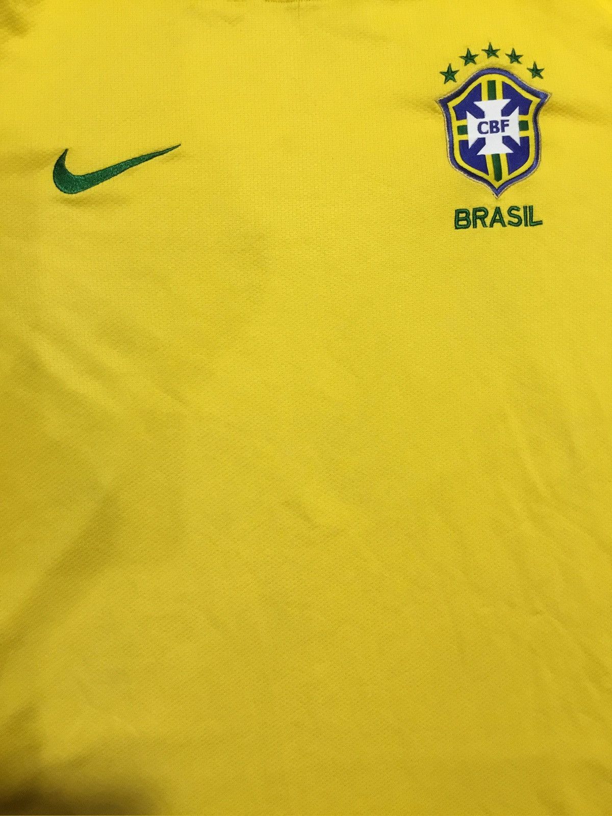 Nike 2010-11 BRAZIL SHIRT L Football Soccer International Teams Size US L / EU 52-54 / 3 - 5 Thumbnail