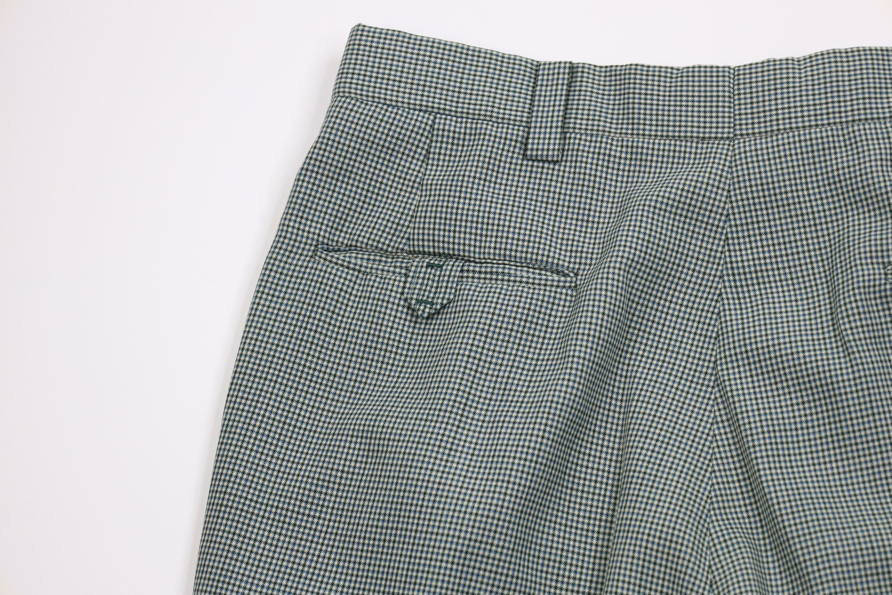 Vintage Vintage 70s Streetwear Flared Wide Leg Chino Pants Plaid USA Size US 32 / EU 48 - 11 Thumbnail