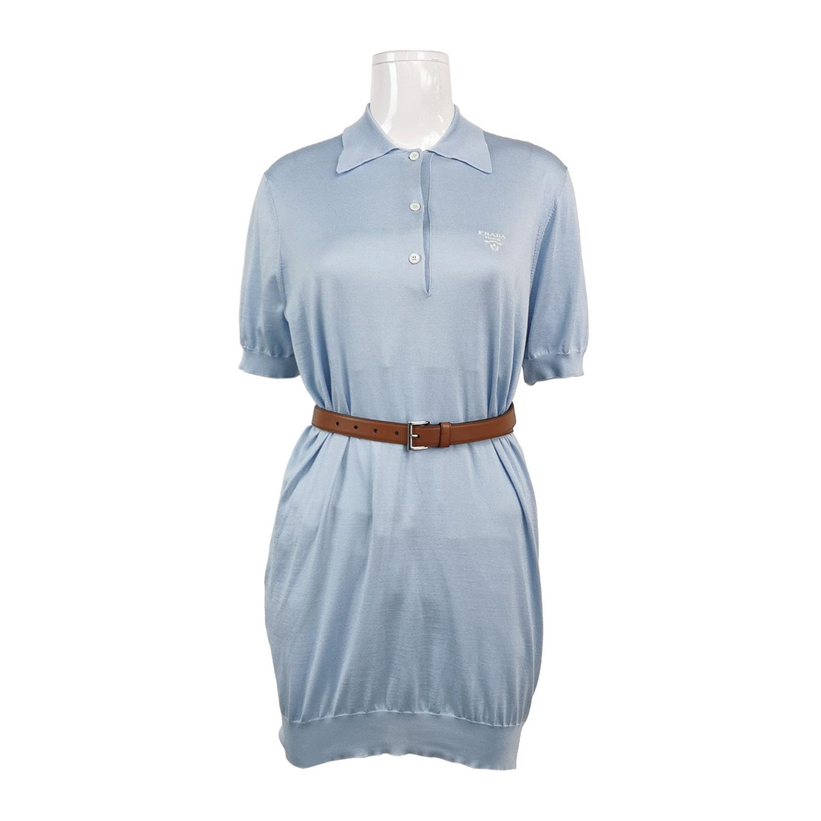 Prada Prada Logo Polo Mini Dress Size 38 Size XS / US 0-2 / IT 36-38 - 1 Thumbnail
