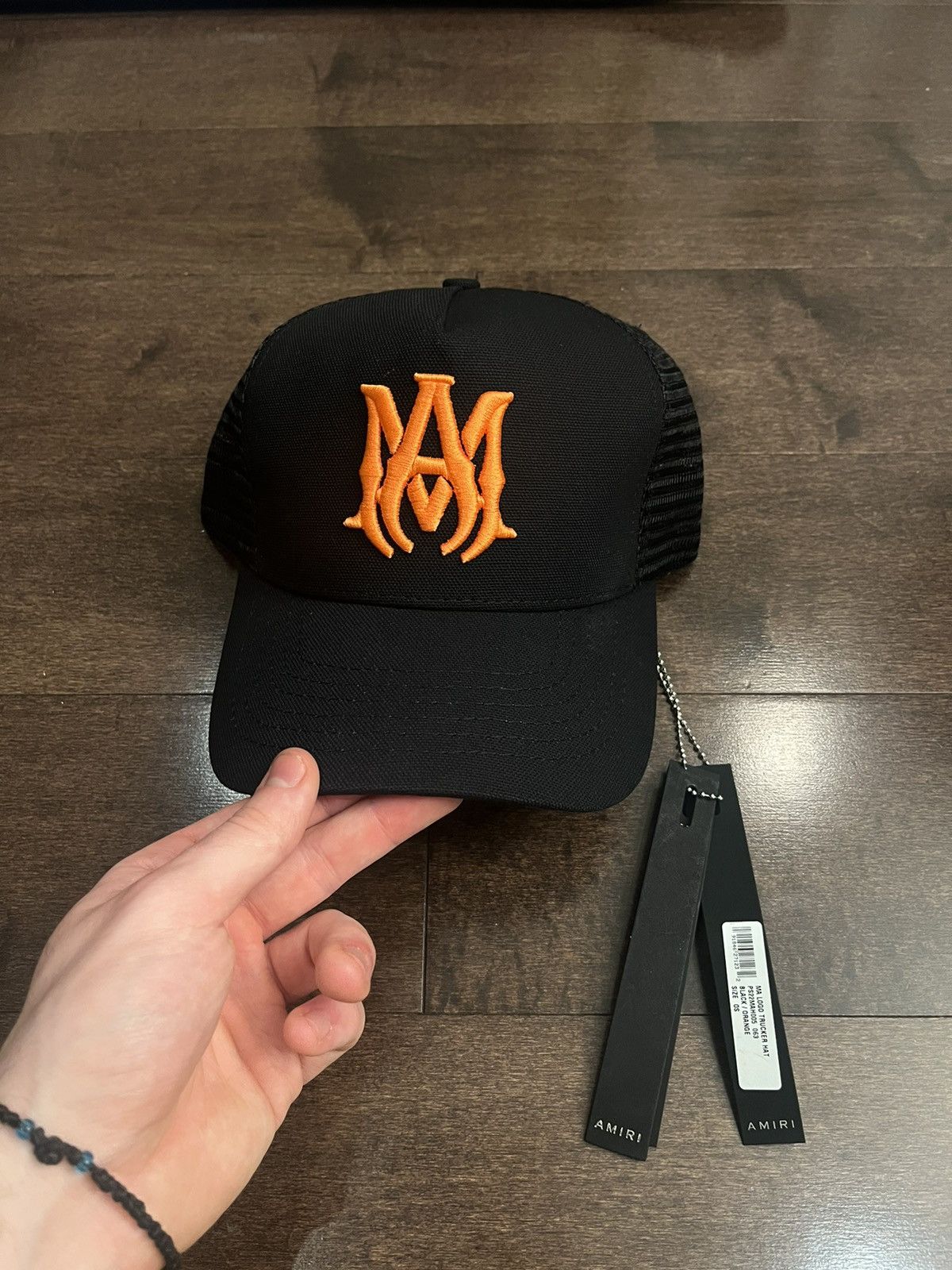 image of Amiri Hat Black Orange, Men's