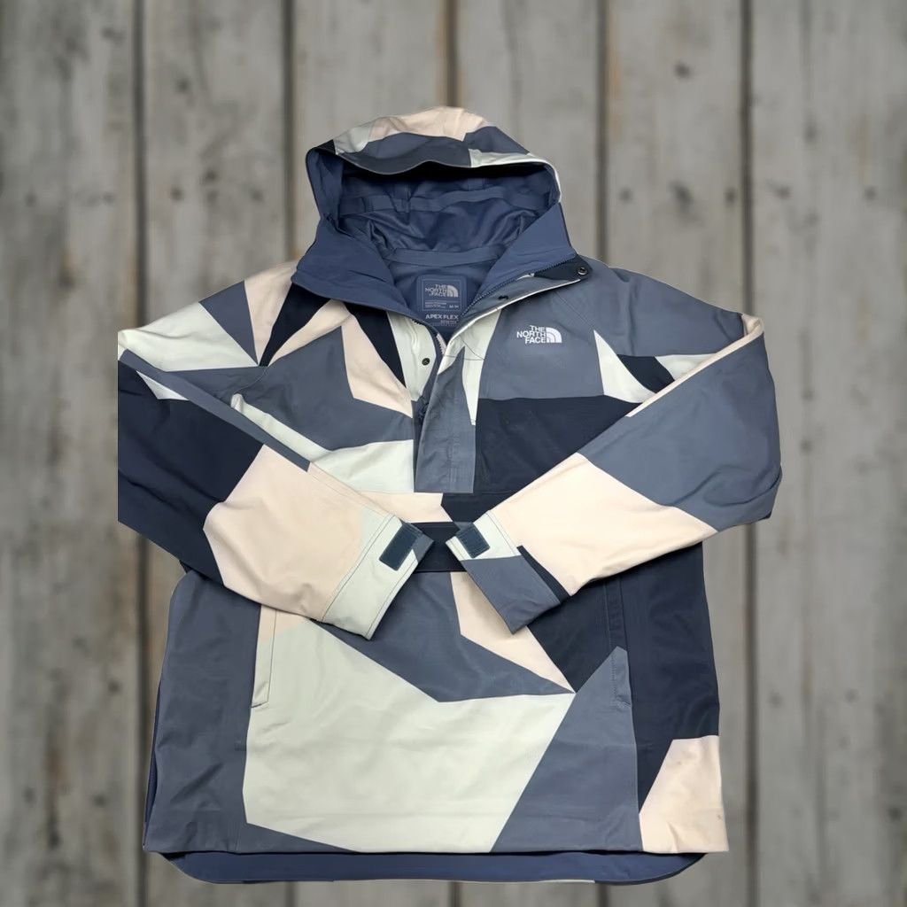 The North Face The North Face Apex Flex GORE-TEX Anorak Jacket Multicolor Geometric Men's M Hooded Waterproof Windproof Front Pocket Size US M / EU 48-50 / 2 - 1 Thumbnail