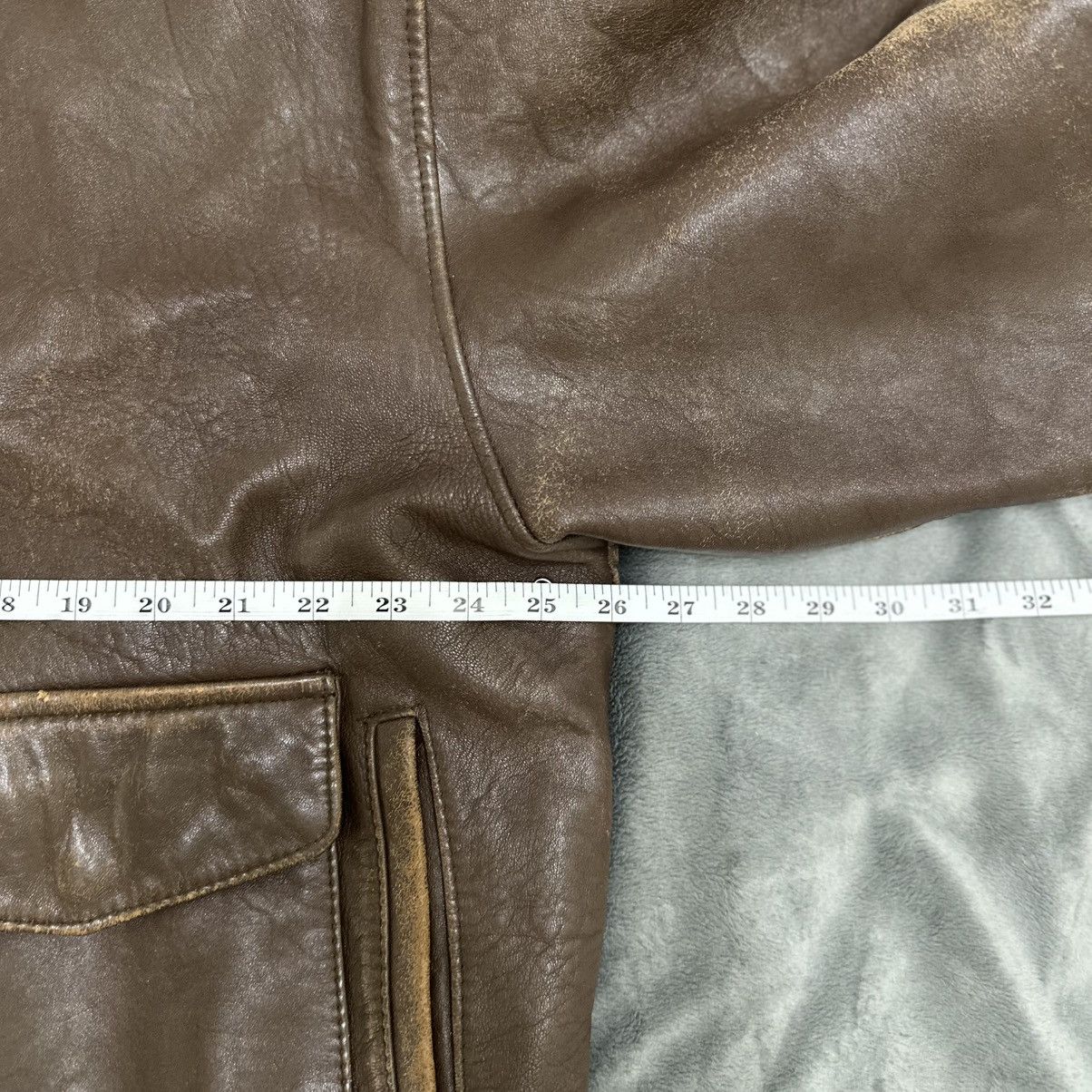 Adventure Bound ADVENTURE BOUND Mens Wilsons Leather Bomber Jacket Size US XL / EU 56 / 4 - 5 Thumbnail