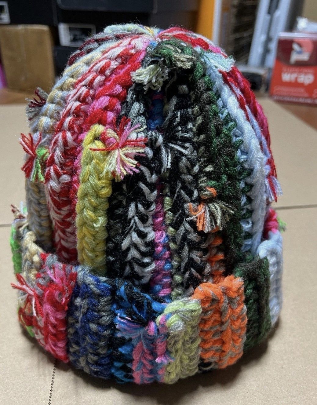 Supreme Supreme Multicolor Striped Knit Kids Beanie Size ONE SIZE - 2 Thumbnail