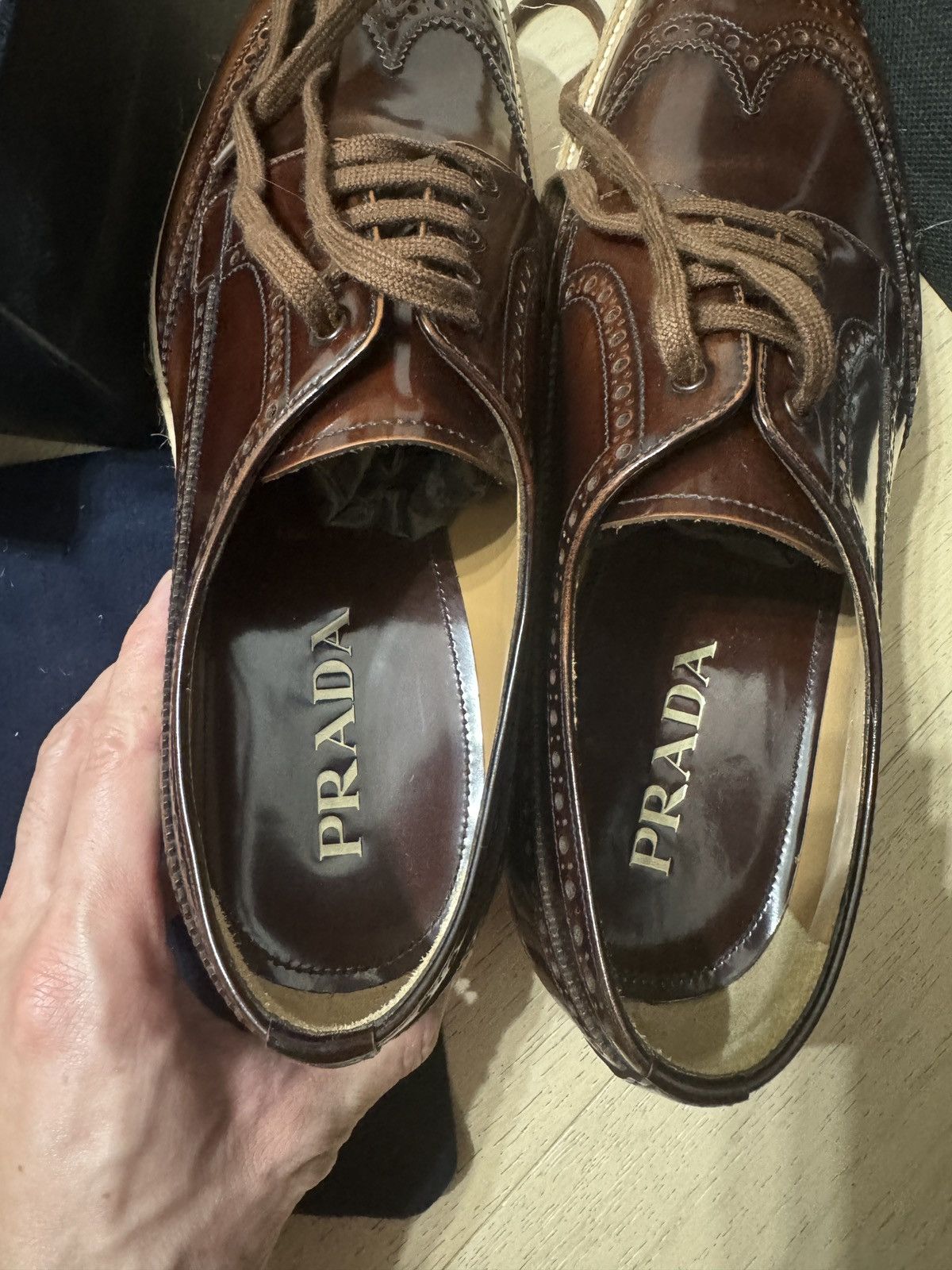 Prada Prada platform brogues dress shoe Size US 10 / EU 43 - 4 Thumbnail