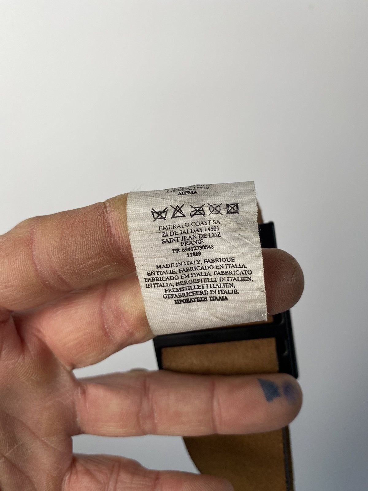 Gotcha × Japanese Brand Gotcha “Hold Up X3” Avant-Garde Leather Belt Size ONE SIZE - 6 Thumbnail