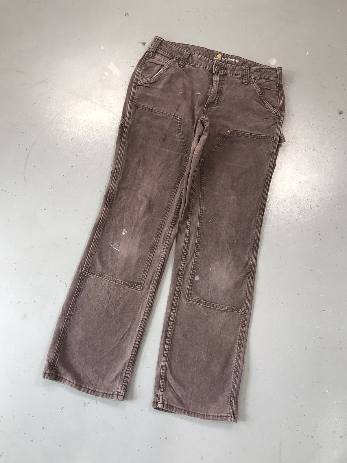 Carhartt × Vintage Vintage Carhartt b136 BRN double knee denim Size US 30 / EU 46 - 2 Thumbnail