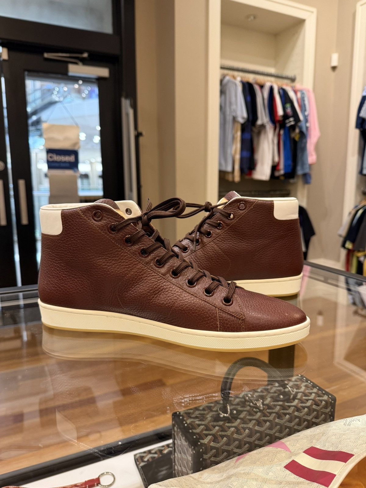 Louis Vuitton Louis vuitton Fastball High Leather Sneaker Size US 8.5 / EU 41-42 - 4 Thumbnail